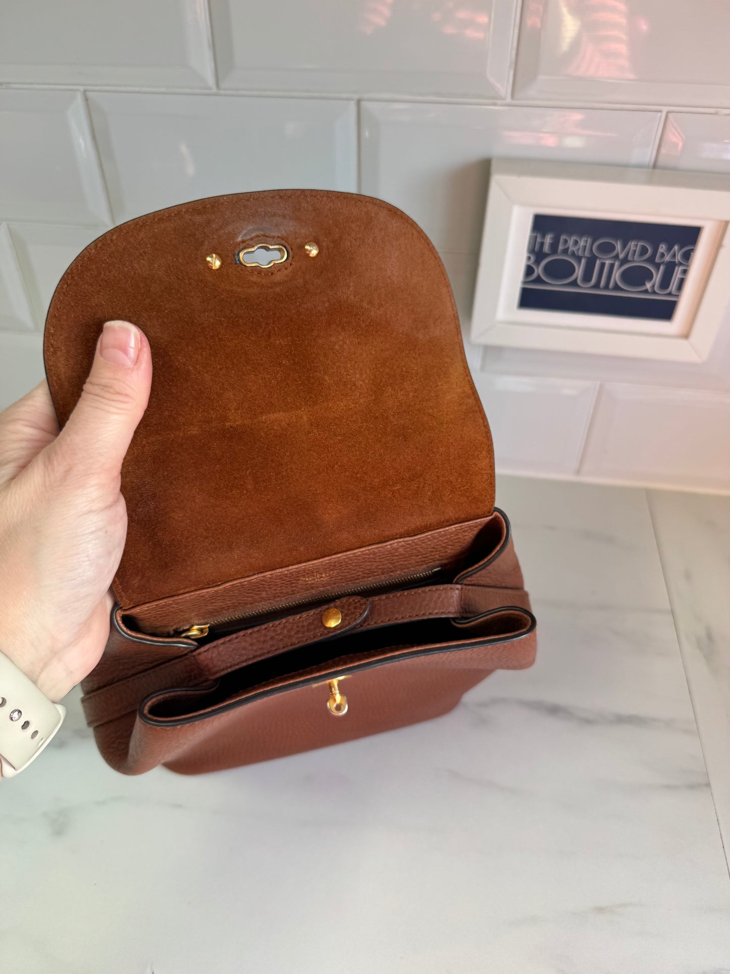 Mulberry Mini Bayswater Backpack - Oak