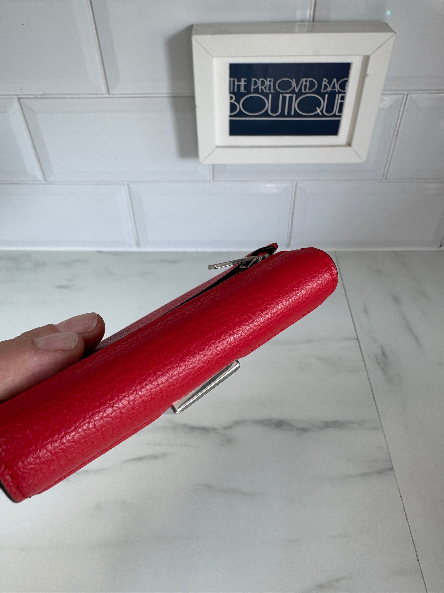 Mulberry Sadie Card Wallet - Lancaster Red