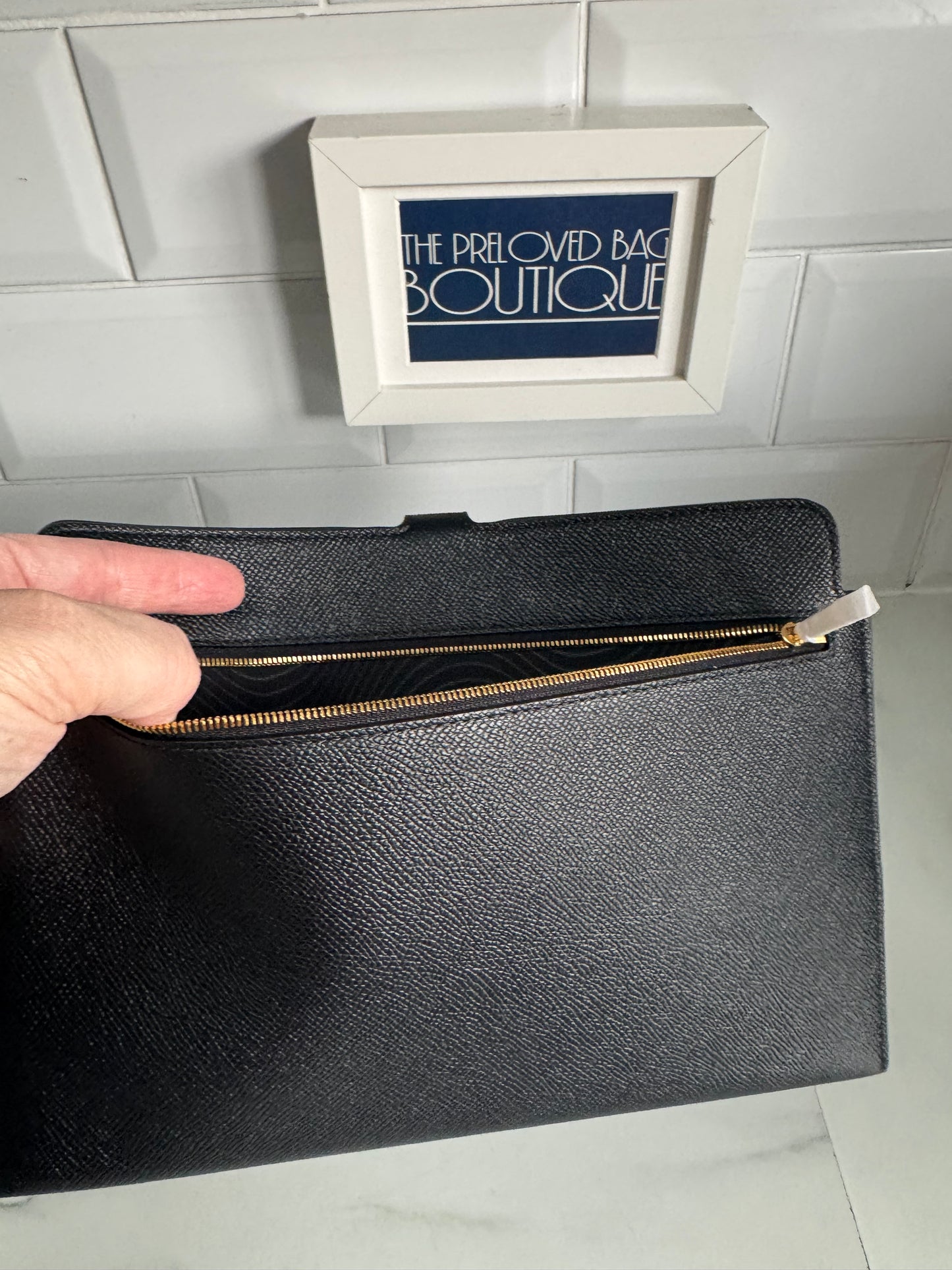Mulberry Press Stud Tech Pouch - Black