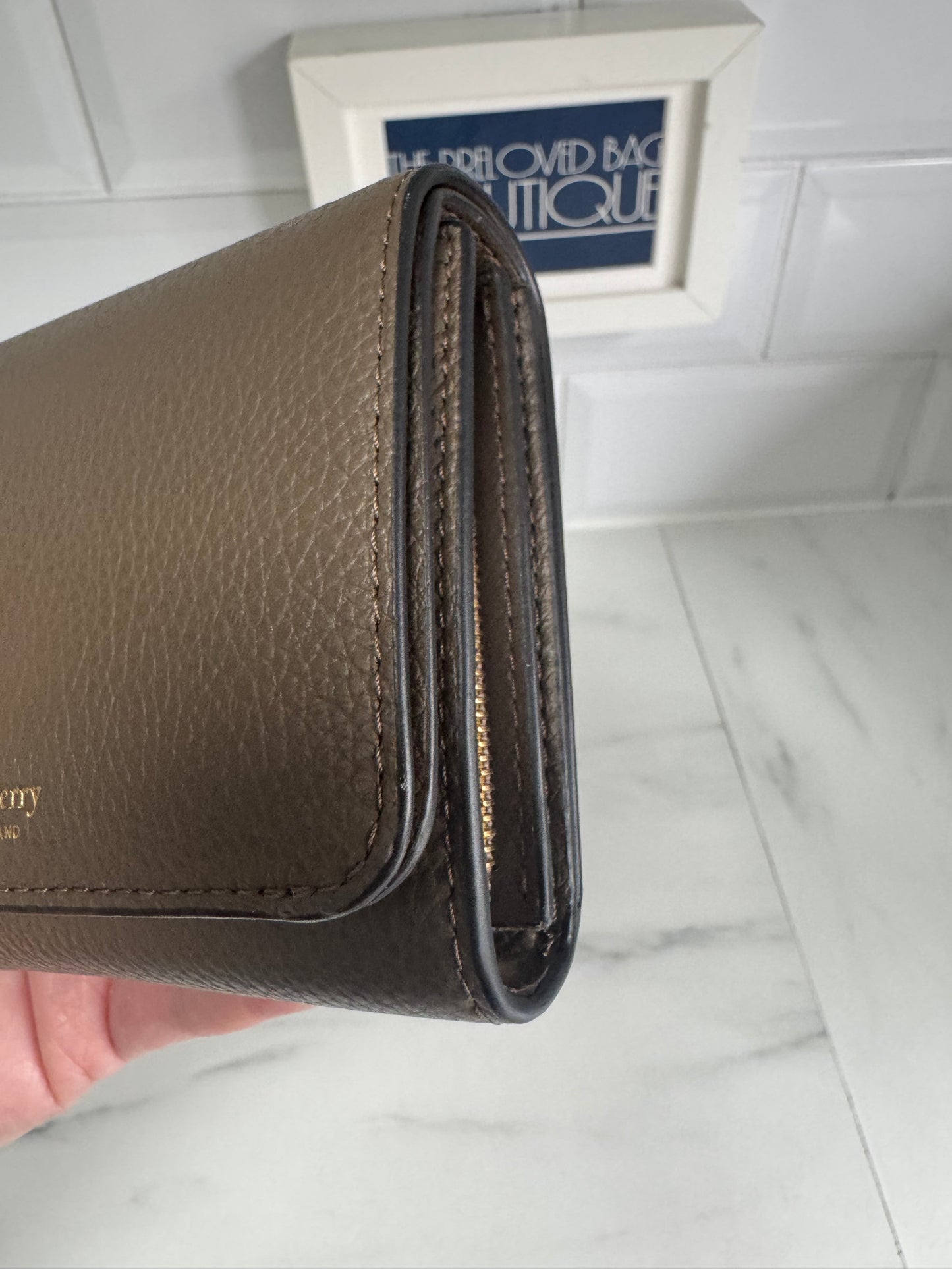 Mulberry Small Continental French Purse - Clay