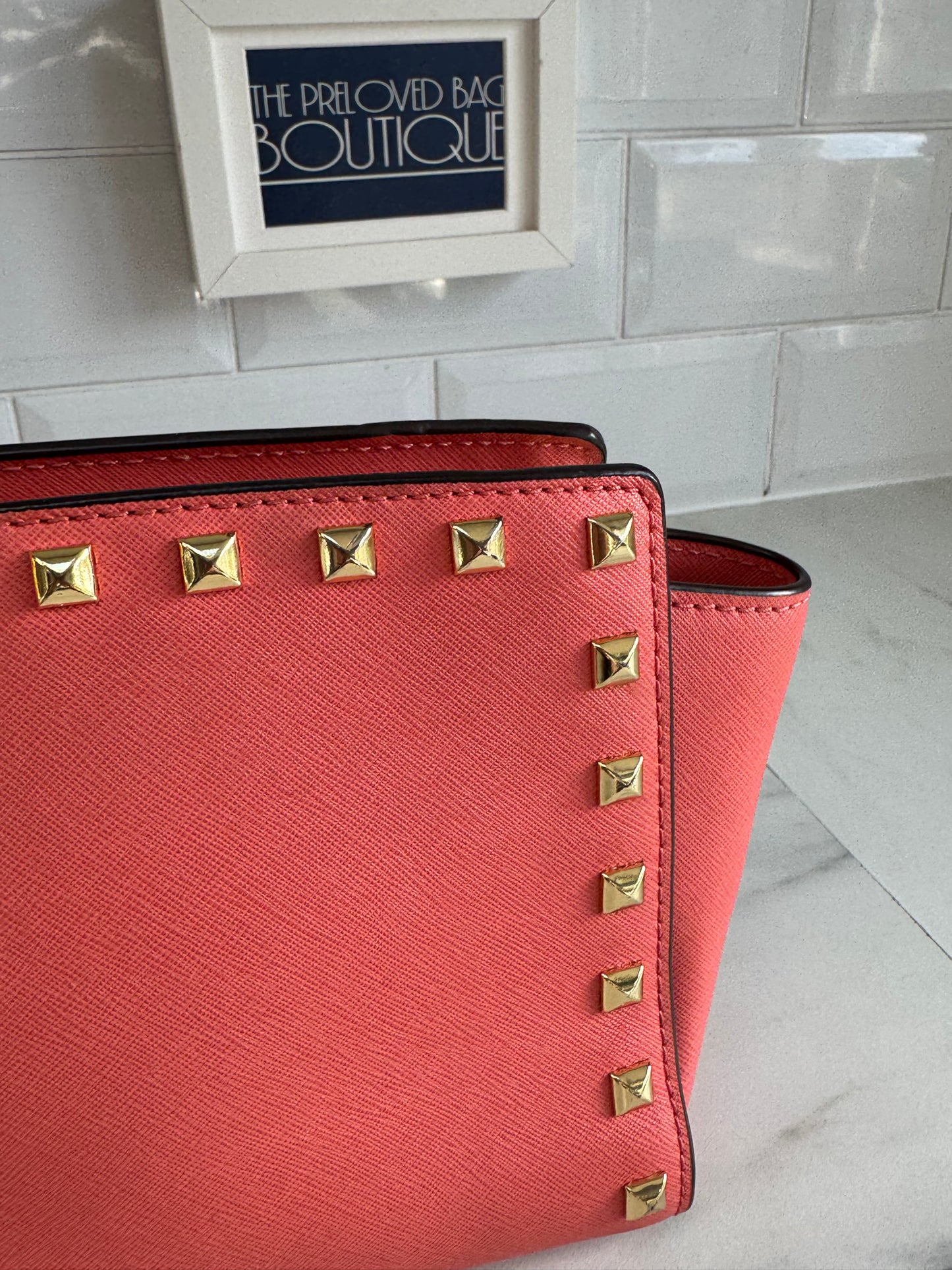 Michael Kors Selma Bag - Coral