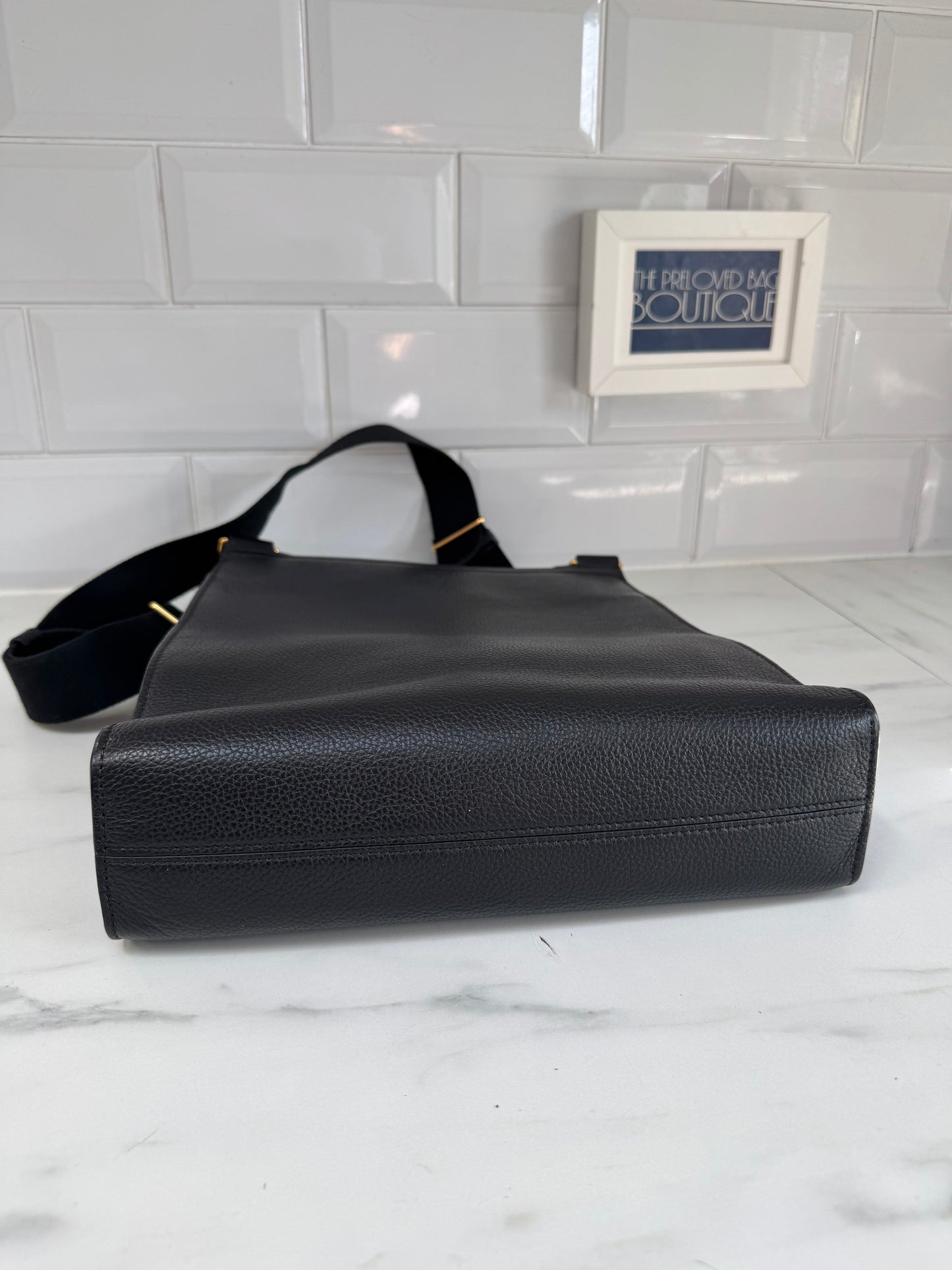 Mulberry Large Antony Messenger - Black