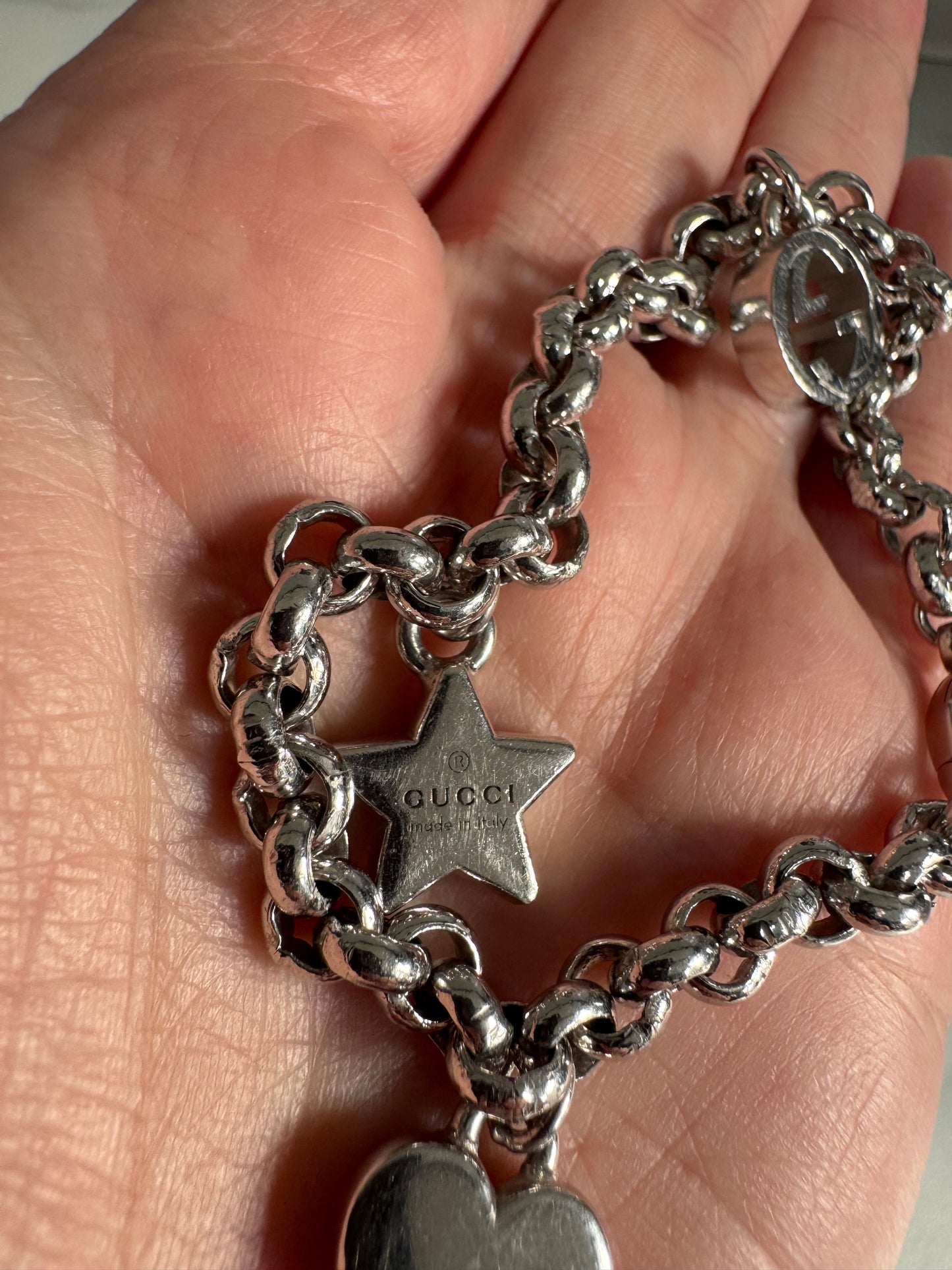 Gucci Charm Bracelet - Silver