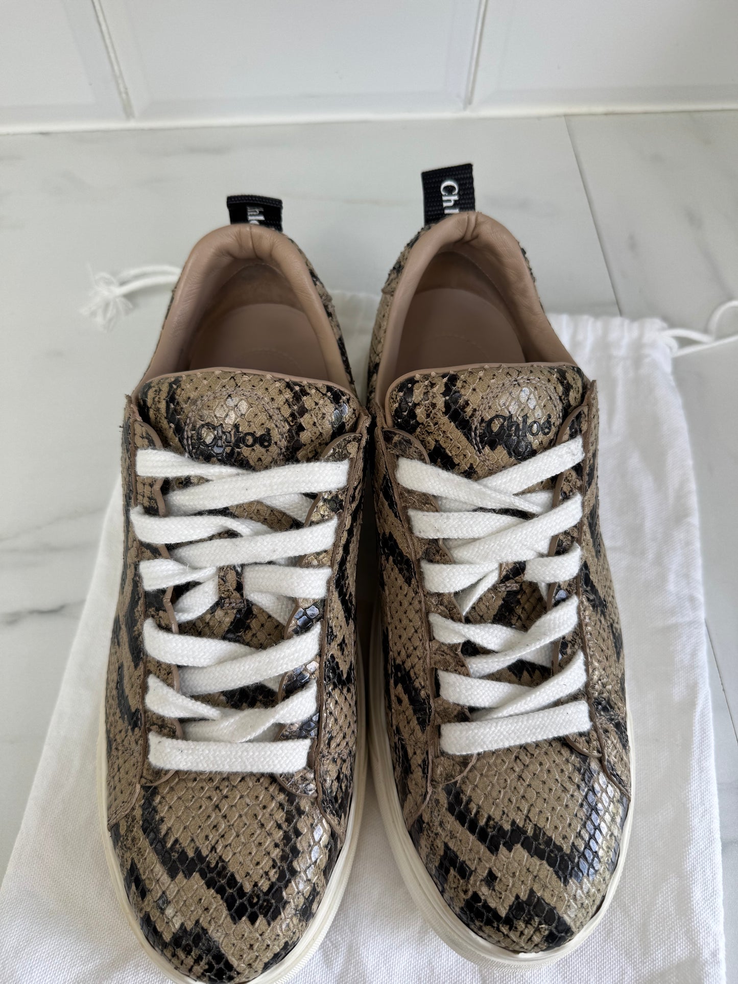 Chloé Trainers White, Grey and Black
