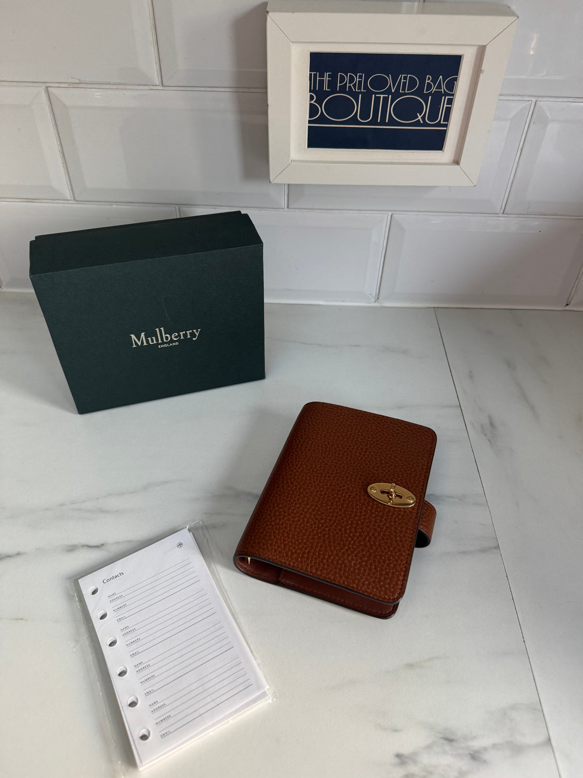 Mulberry Postman’s Lock Pocket Book - Oak