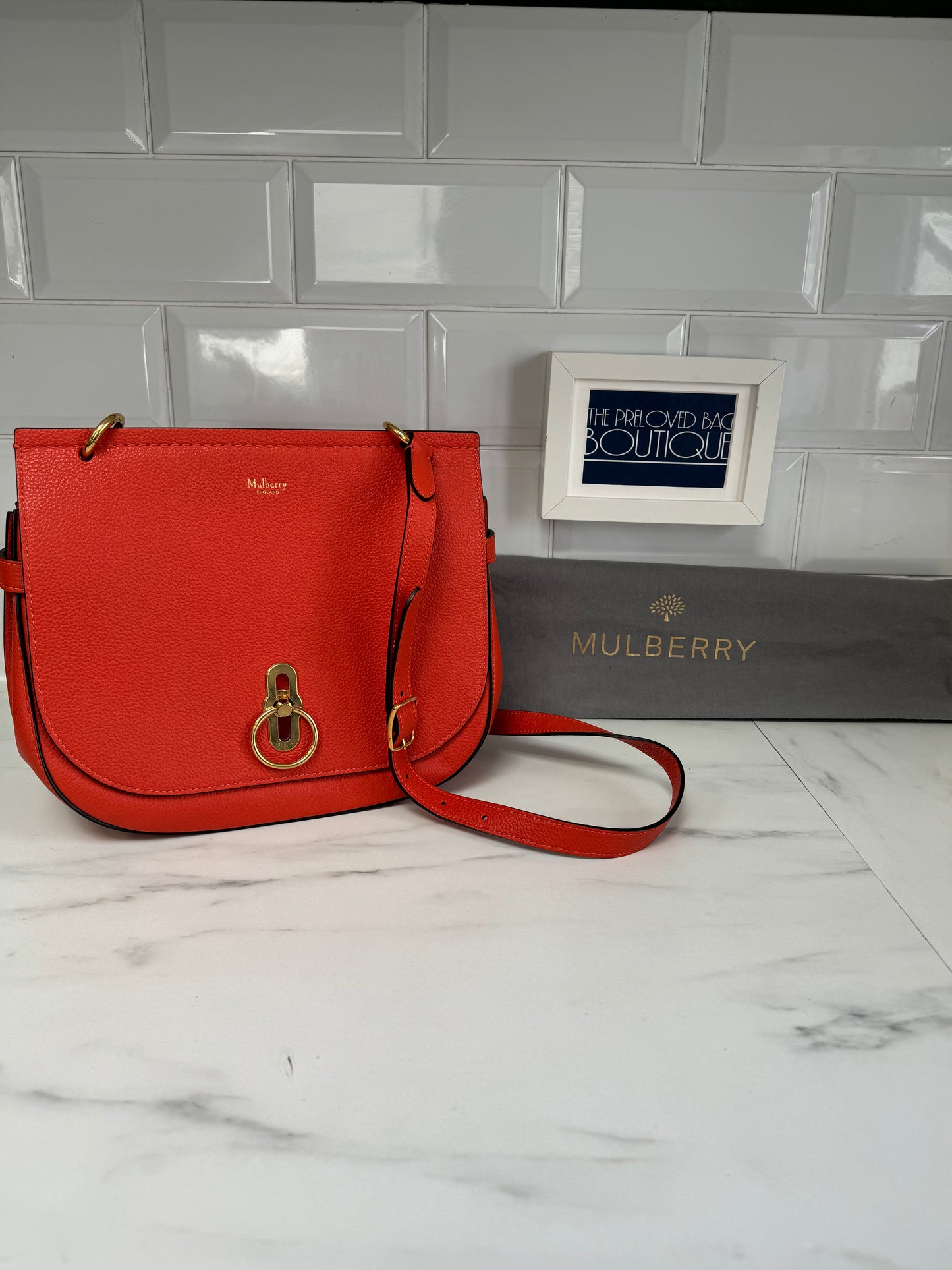 Mulberry Large Amberley - Mandarin