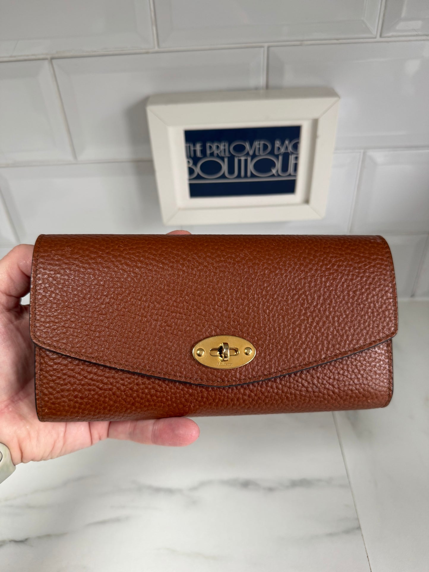 Mulberry Long Darley Wallet - Oak