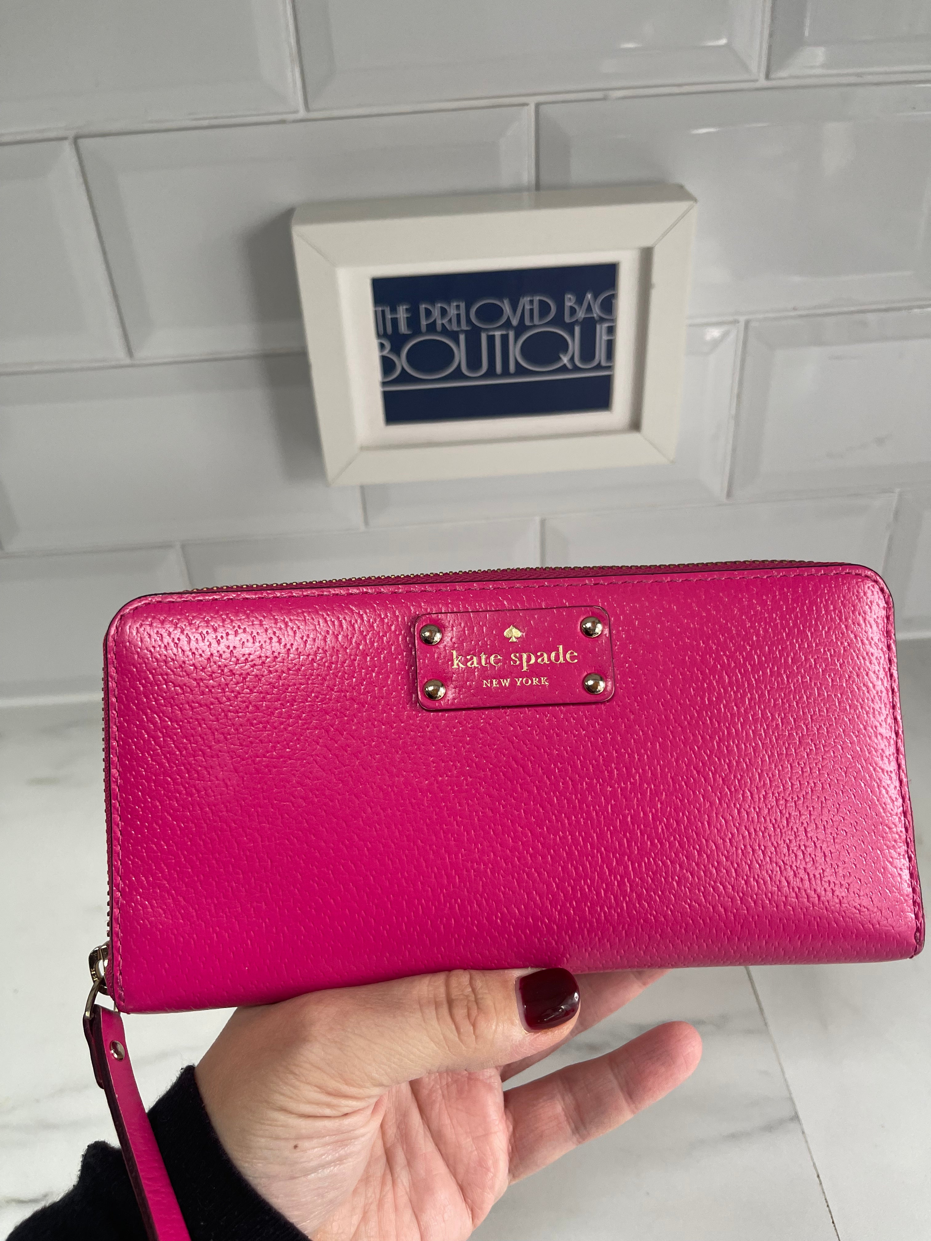 Kate spade new top york pink wallet