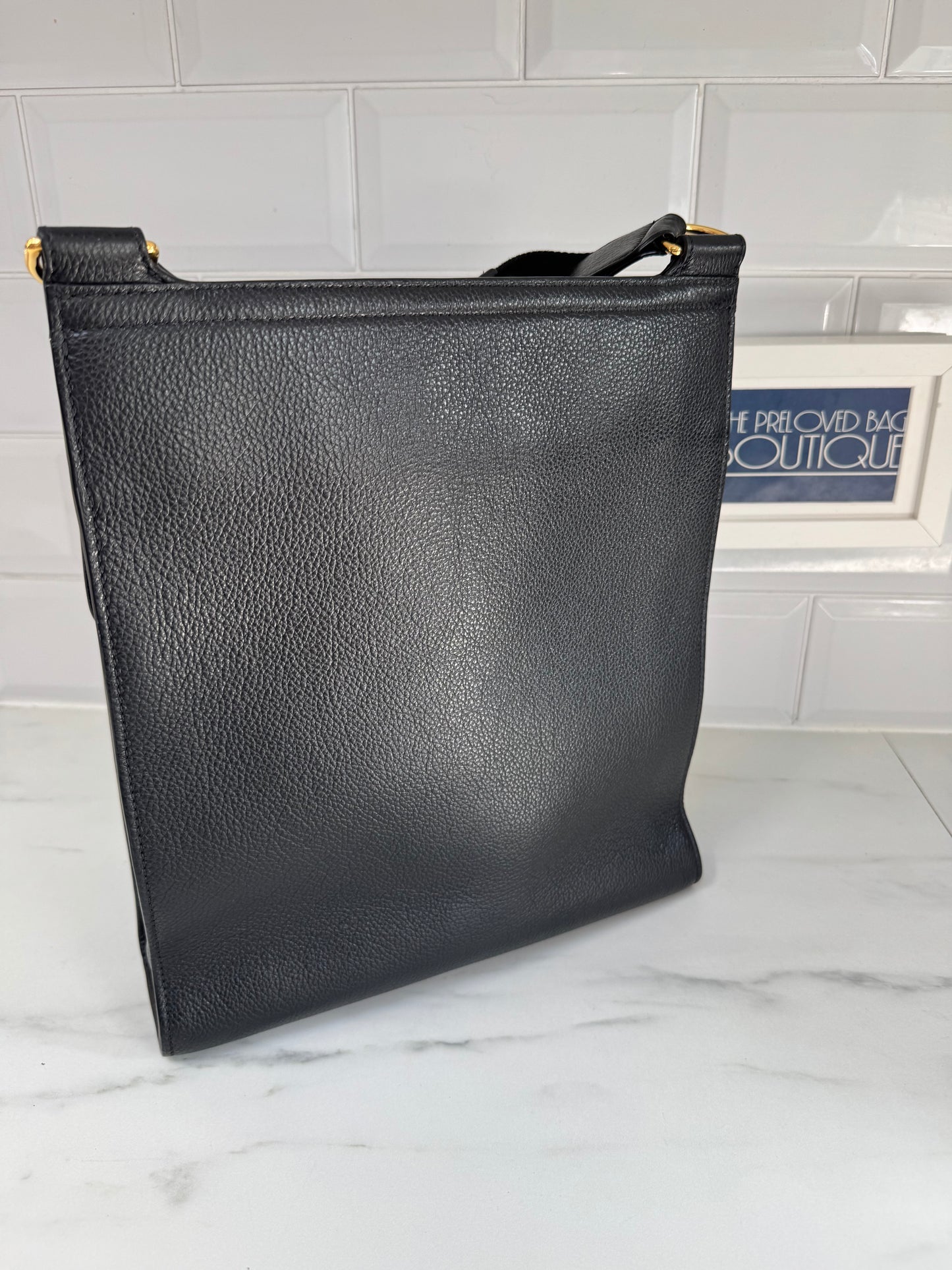 Mulberry Large Antony Messenger - Black