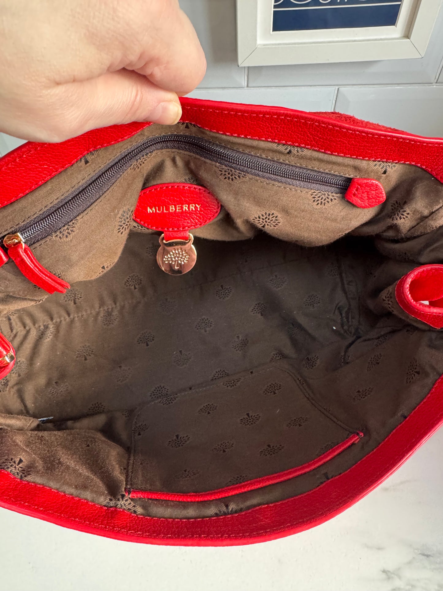 Mulberry Limited Edition “Valentines” Alexa - Red