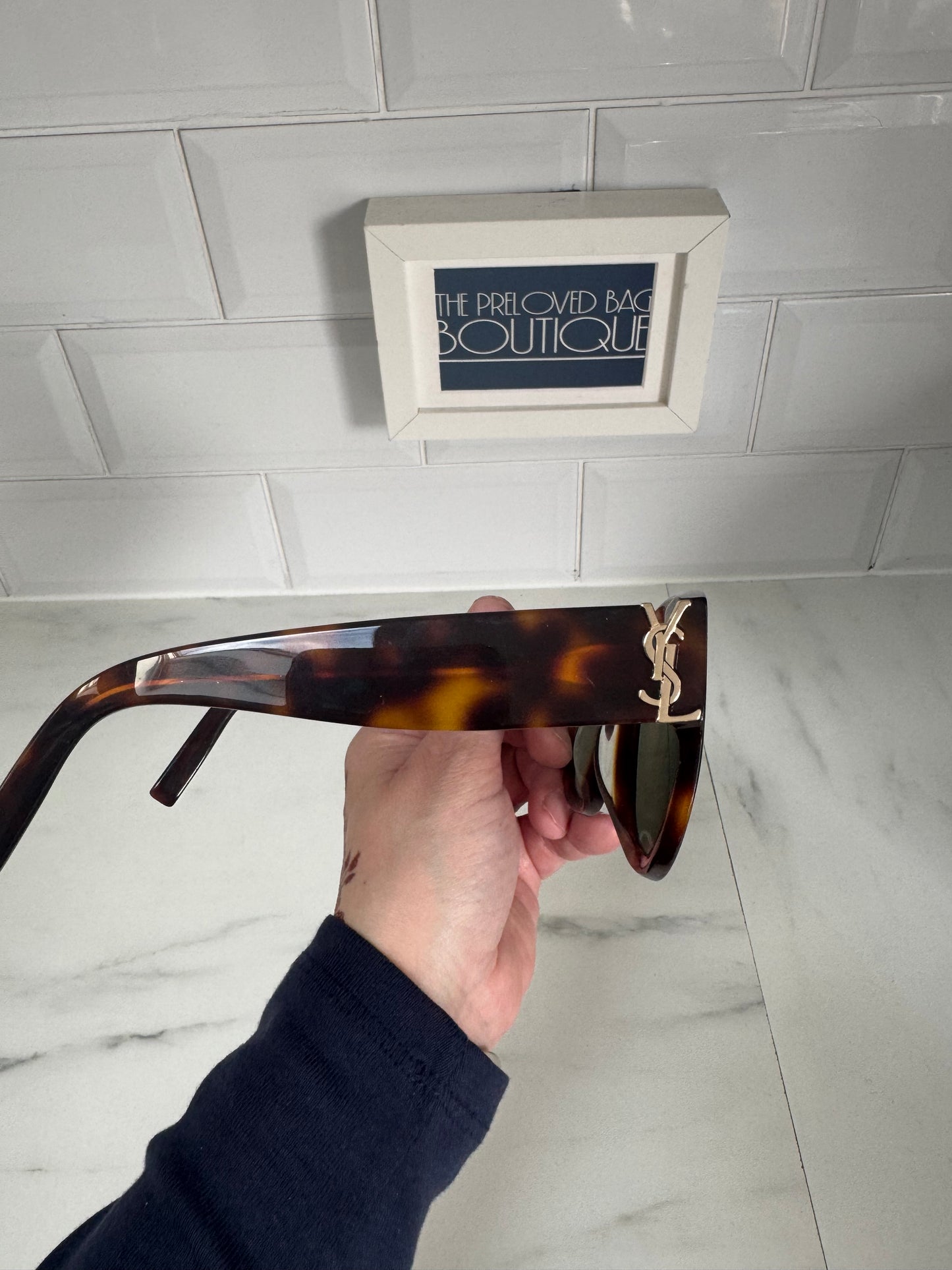 Saint Laurent (YSL) Sun SL/M95 Sunglasses - tortoiseshell