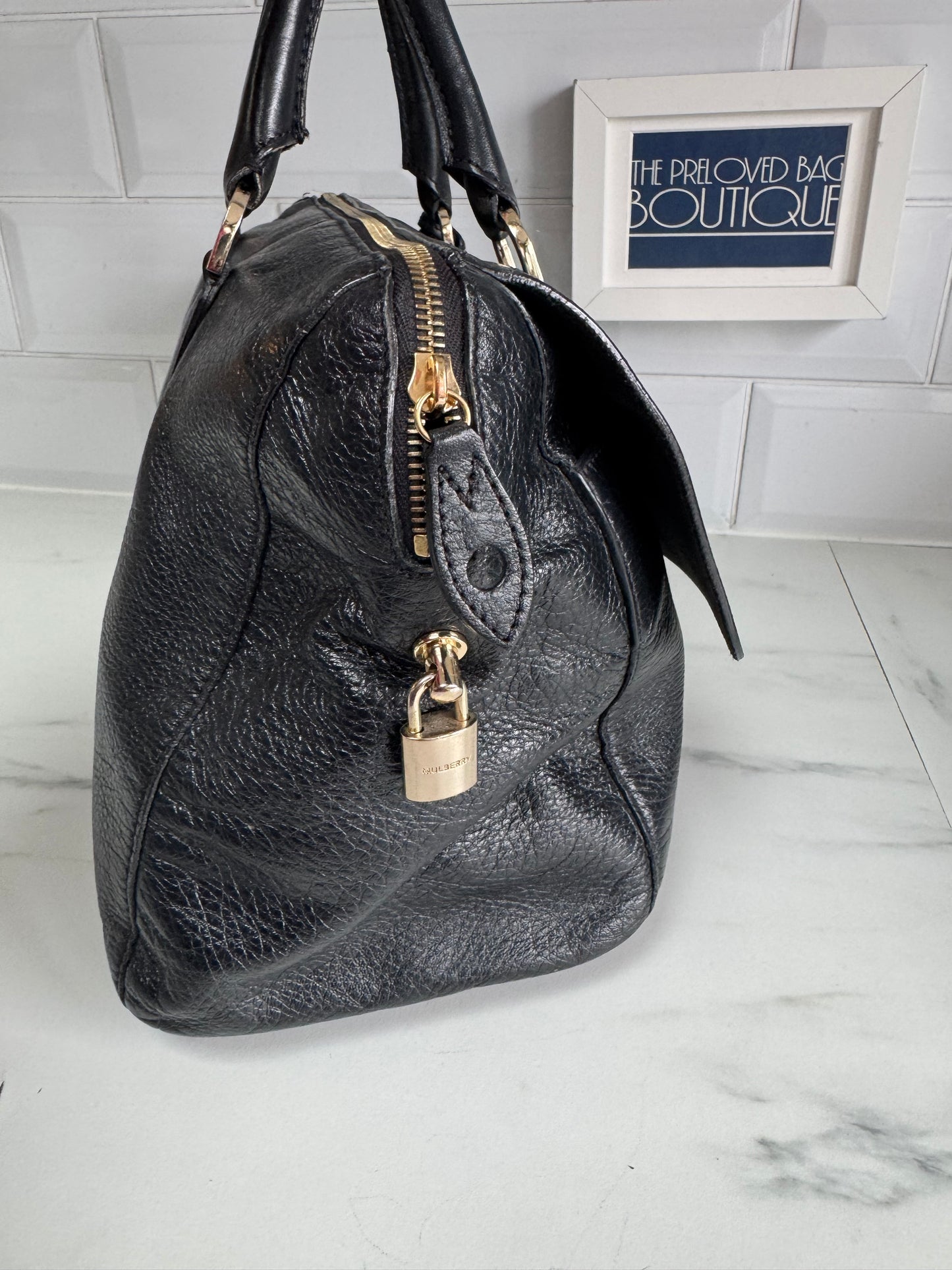 Mulberry Large Del Rey - Black