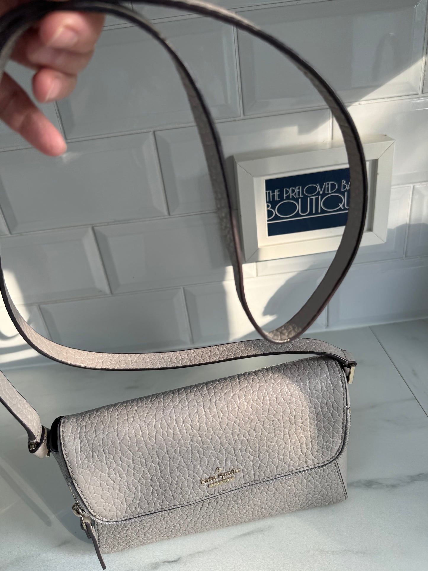 Kate Spade Carter Street Berrin Shoulder Bag - Grey