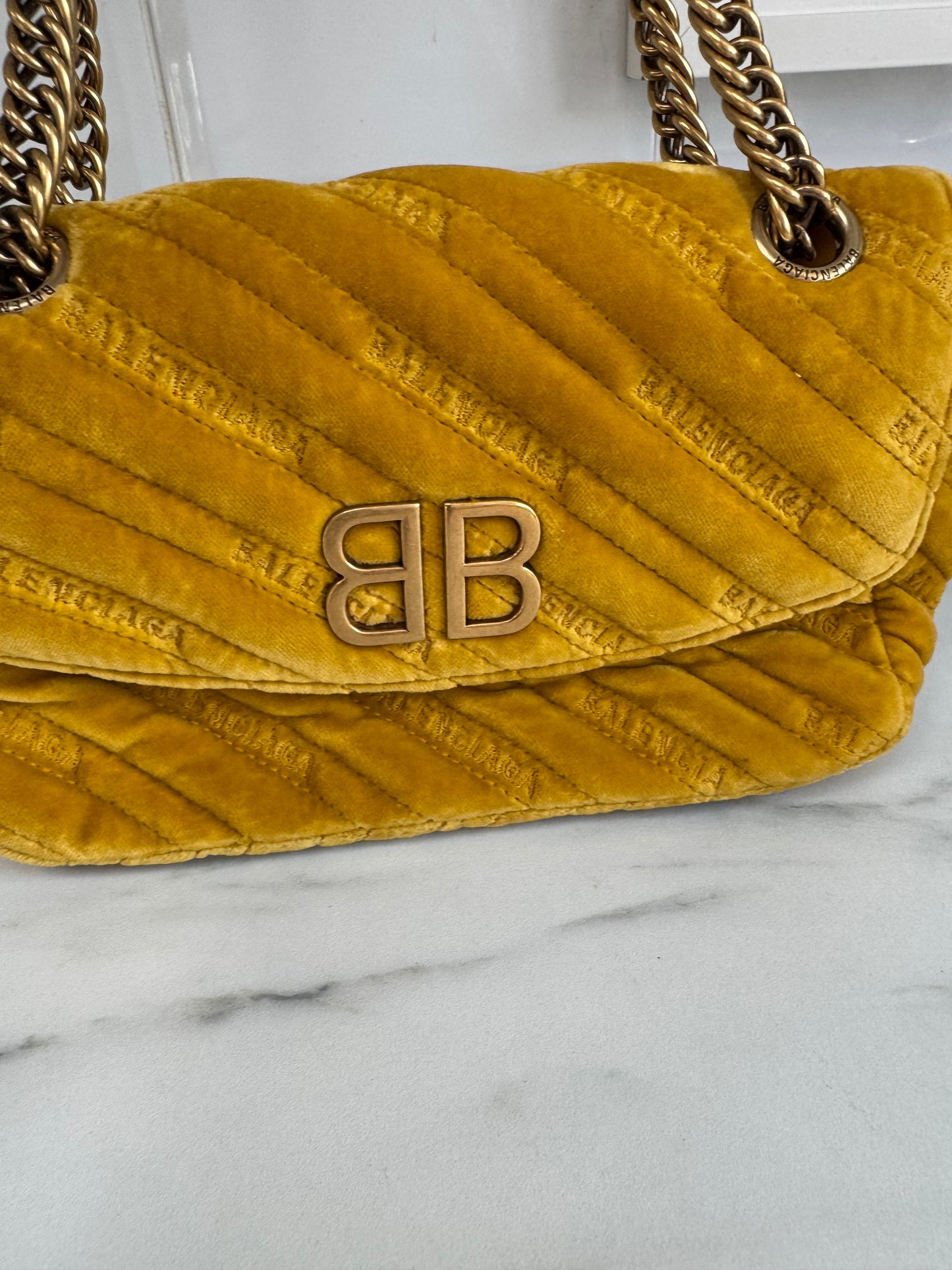 Balenciaga Camera Bag - Ochre/Mustard