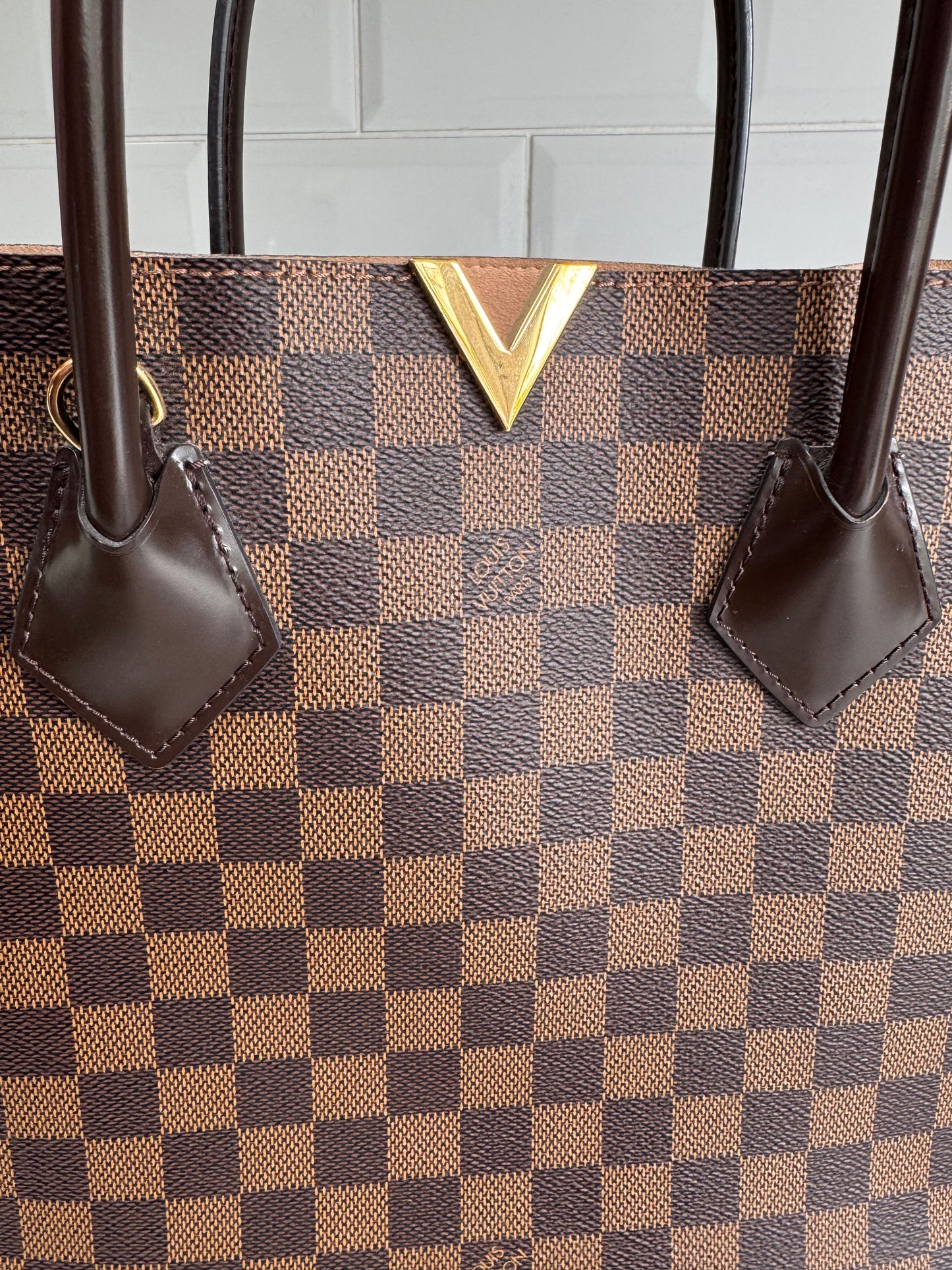 Louis Vuitton Kensington Tote - Damier Ebene