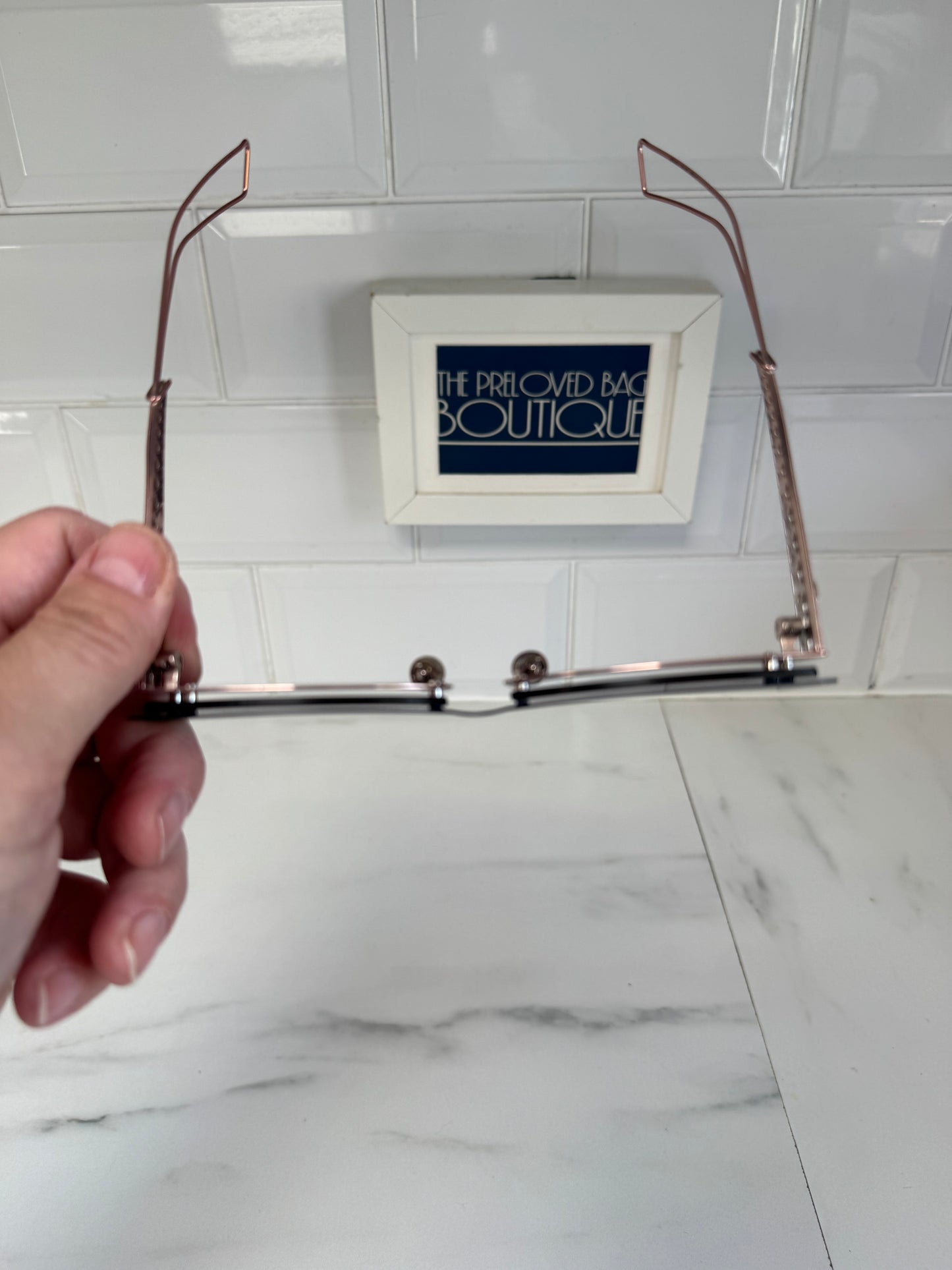 Christian Dior DioramaClub Mirrored Sunglasses - black and rose gold