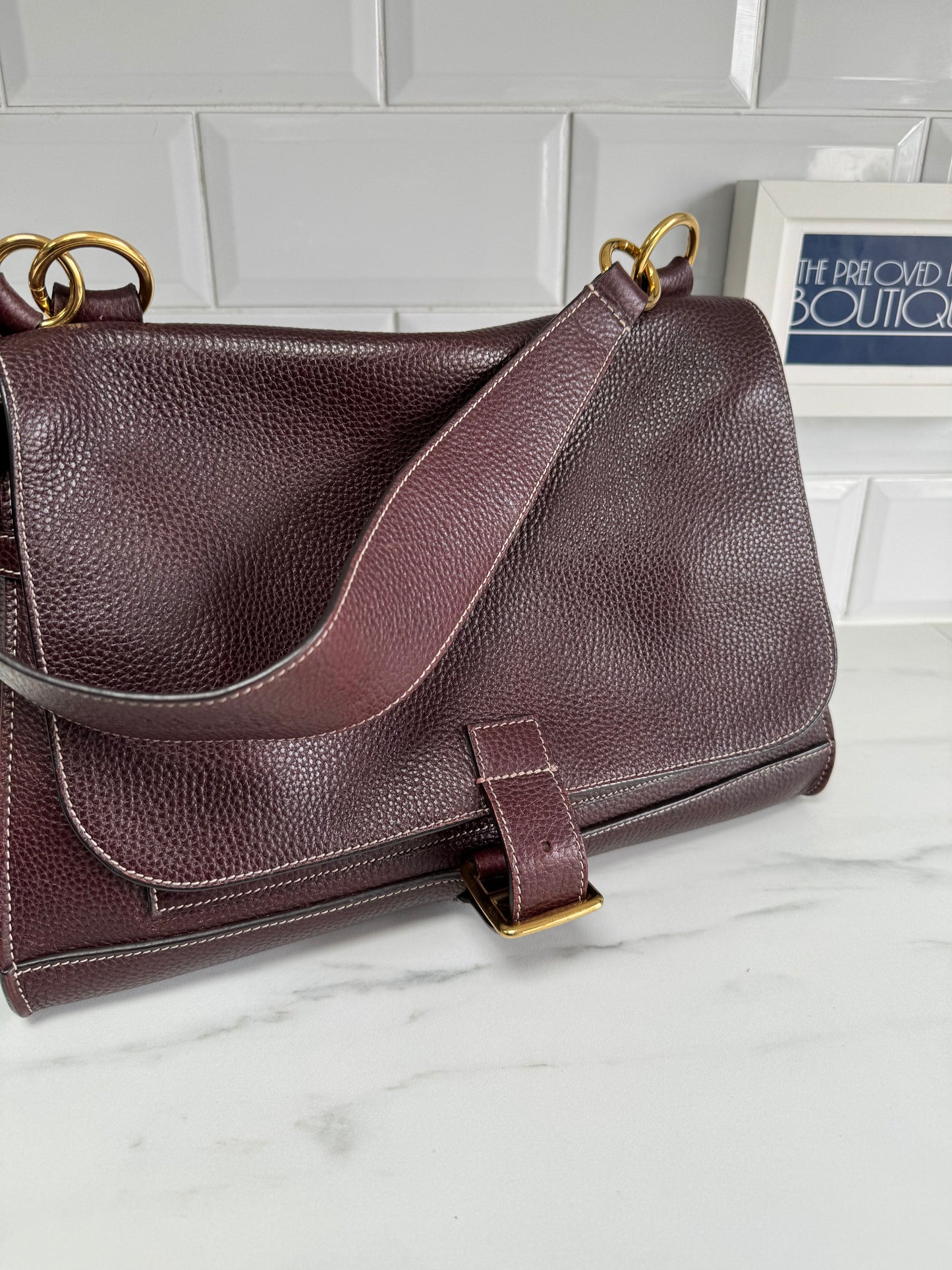 Mulberry Chiltern Satchel - Oxblood