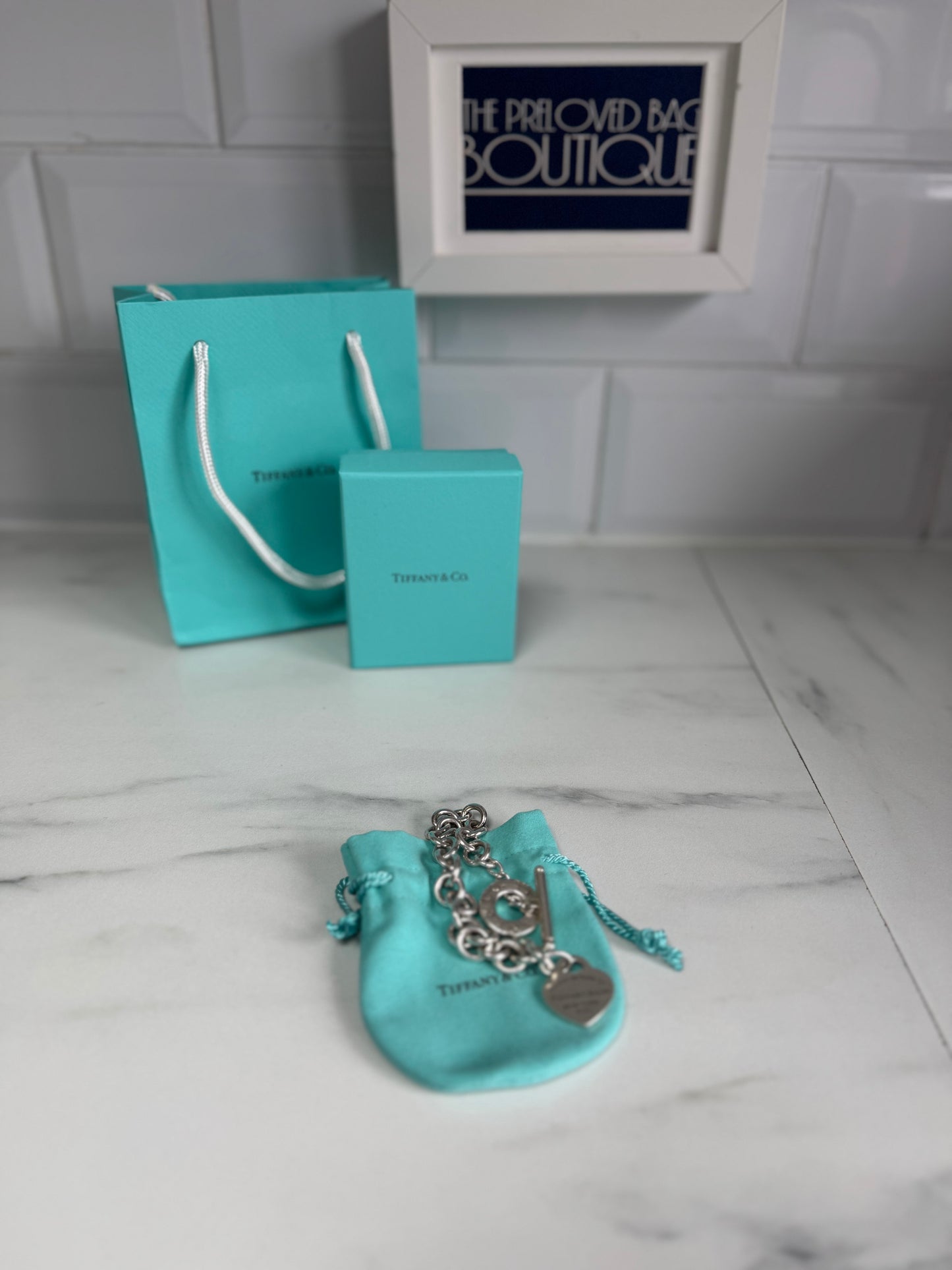 Tiffany & Co Toggle Heart Tag Bracelet - Silver