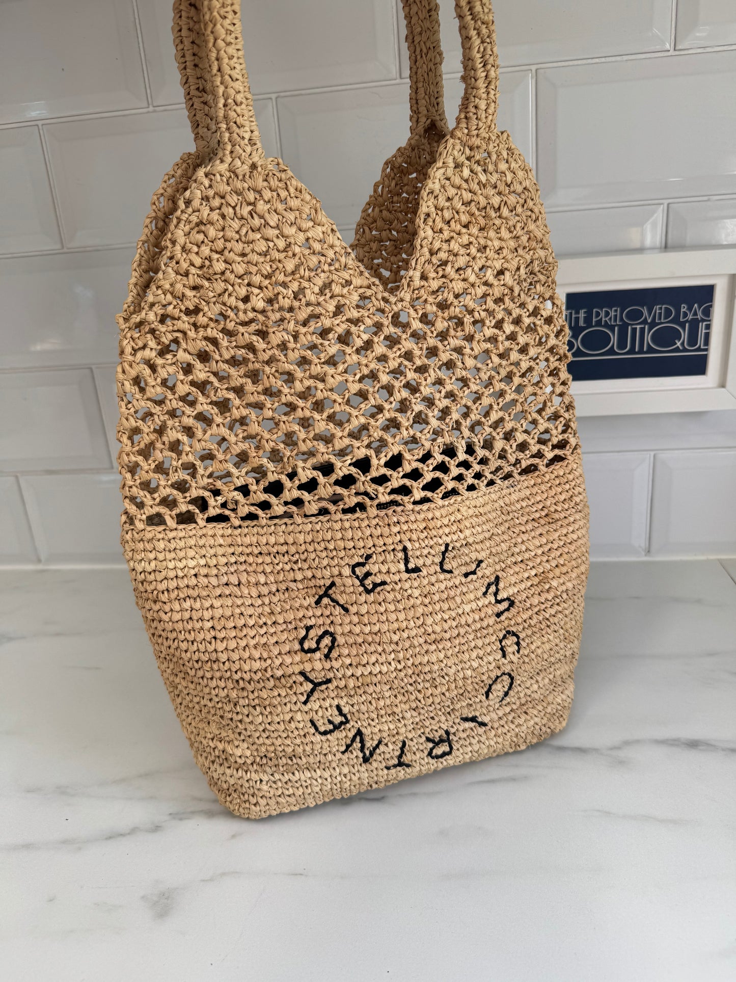 Stella McCartney Rafia Bag - Beige