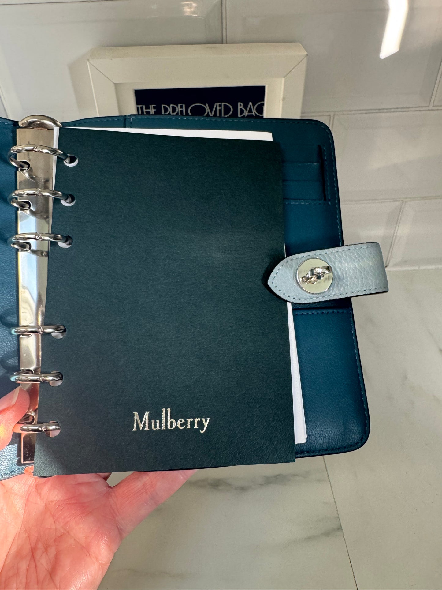 Mulberry Postmans Lock Pocketbook  - Cloud
