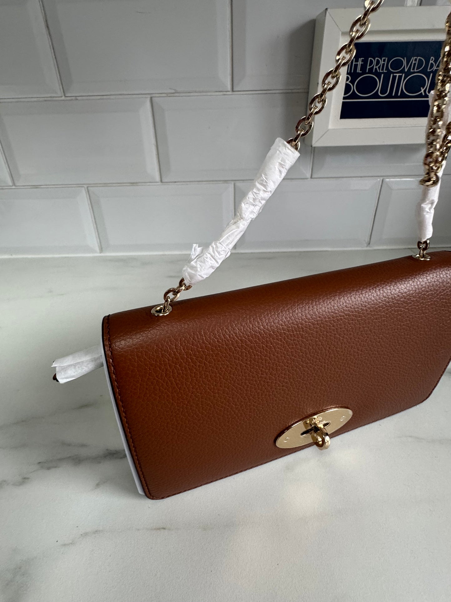Mulberry Bayswater Clutch - Oak