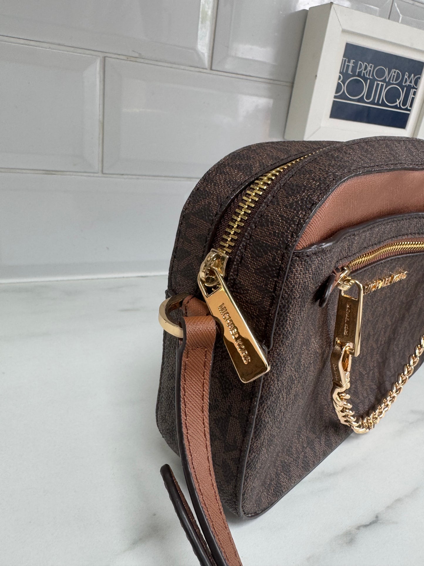 Michael Kors Jet Set Crossbody Bag - Brown