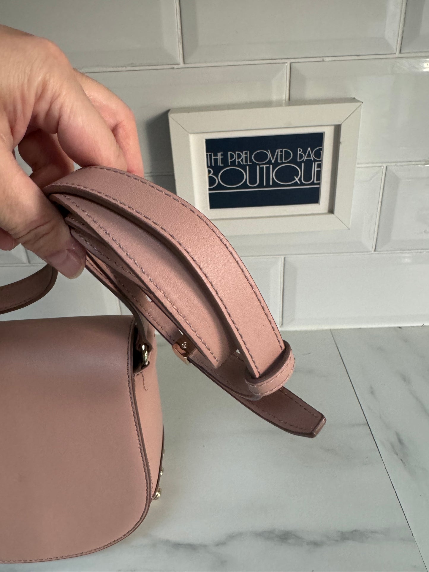 Alexander Wang Alpha Lia Saddle Bag - Blush Pink