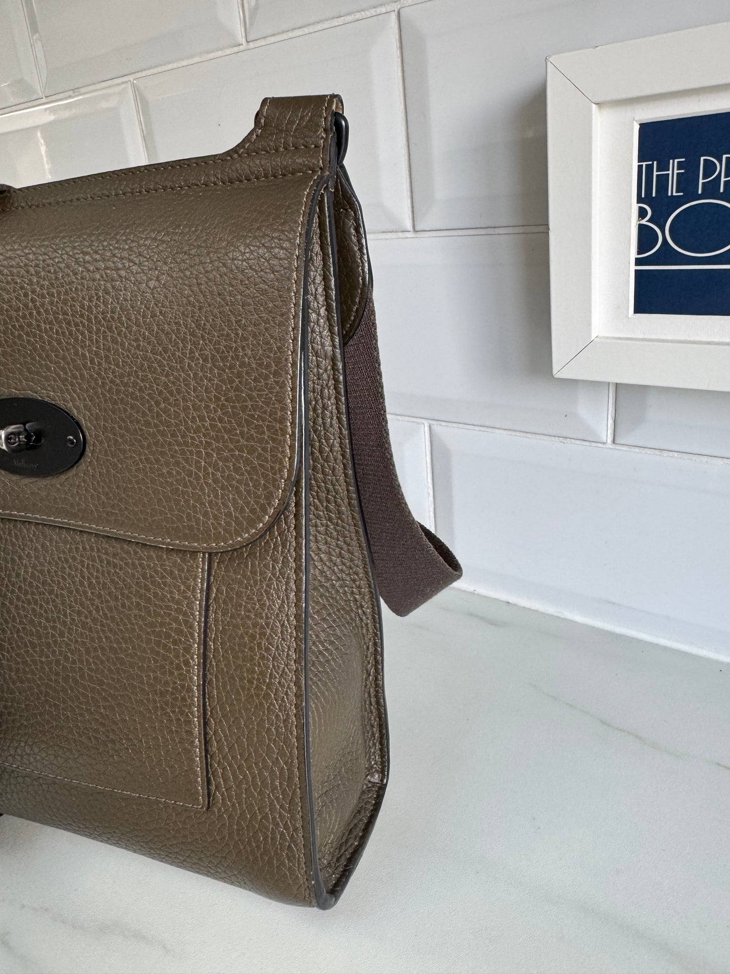 Mulberry Small Antony - Dark Palm