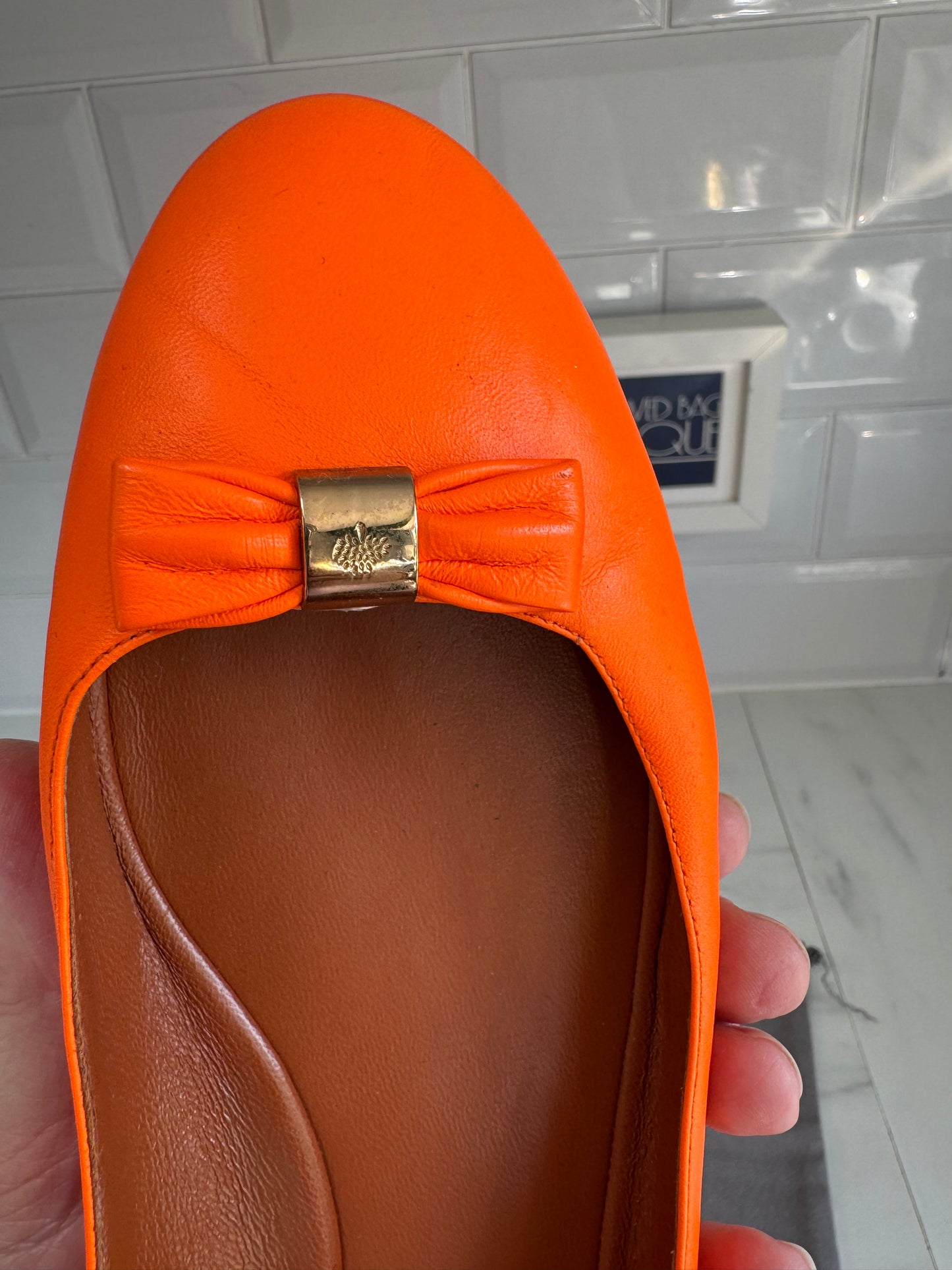 Mulberry Ballet Flats - Mandarin