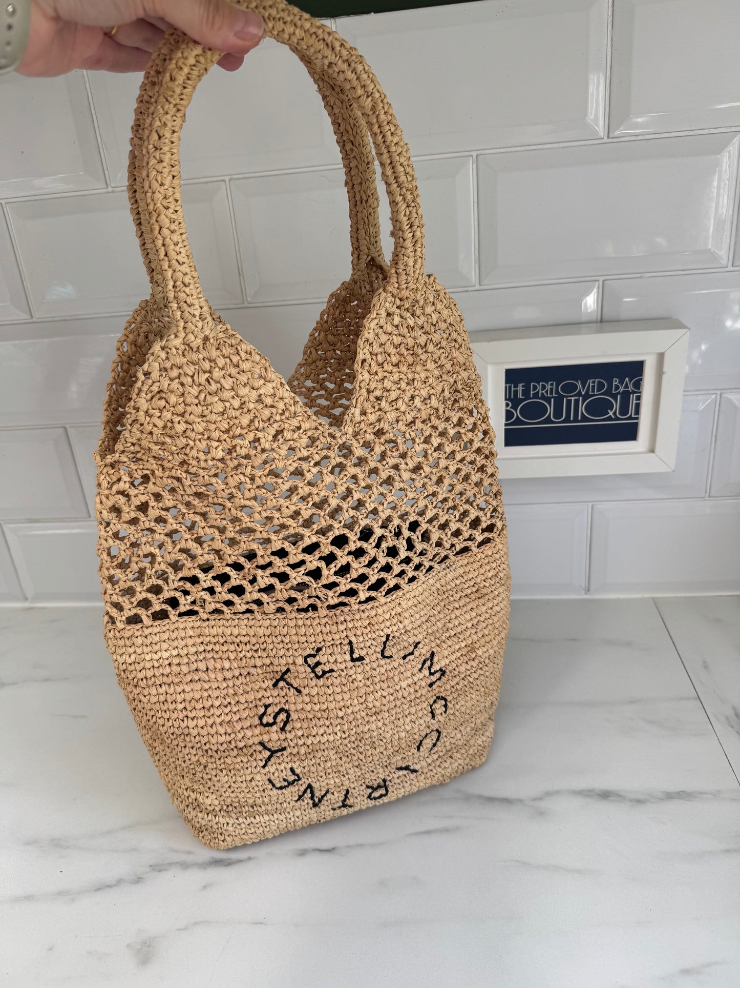 Stella McCartney Rafia Bag - Beige