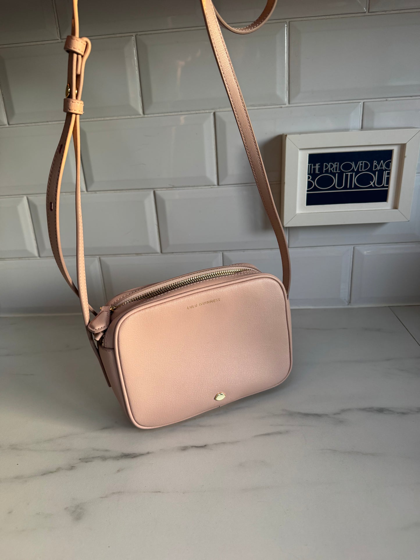 Lulu Guinness Cole Cross Body Bag - Pink