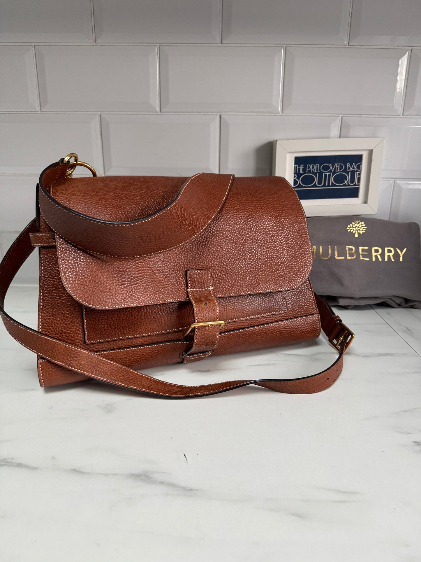 Mulberry Chiltern Satchel - Oak