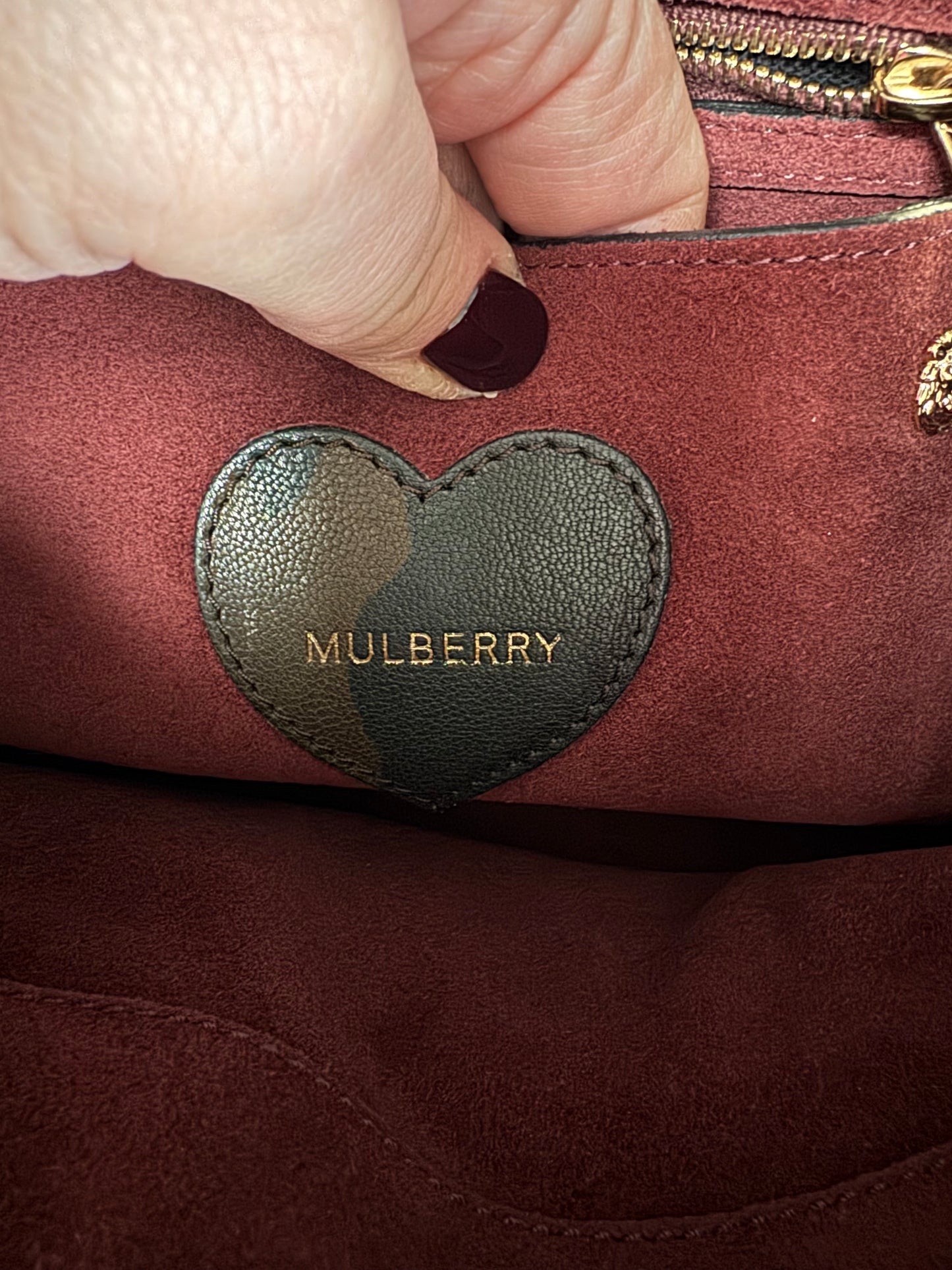 Mulberry Cara Delevigne Limited Edition Mini Backpack - khaki Green Camouflage