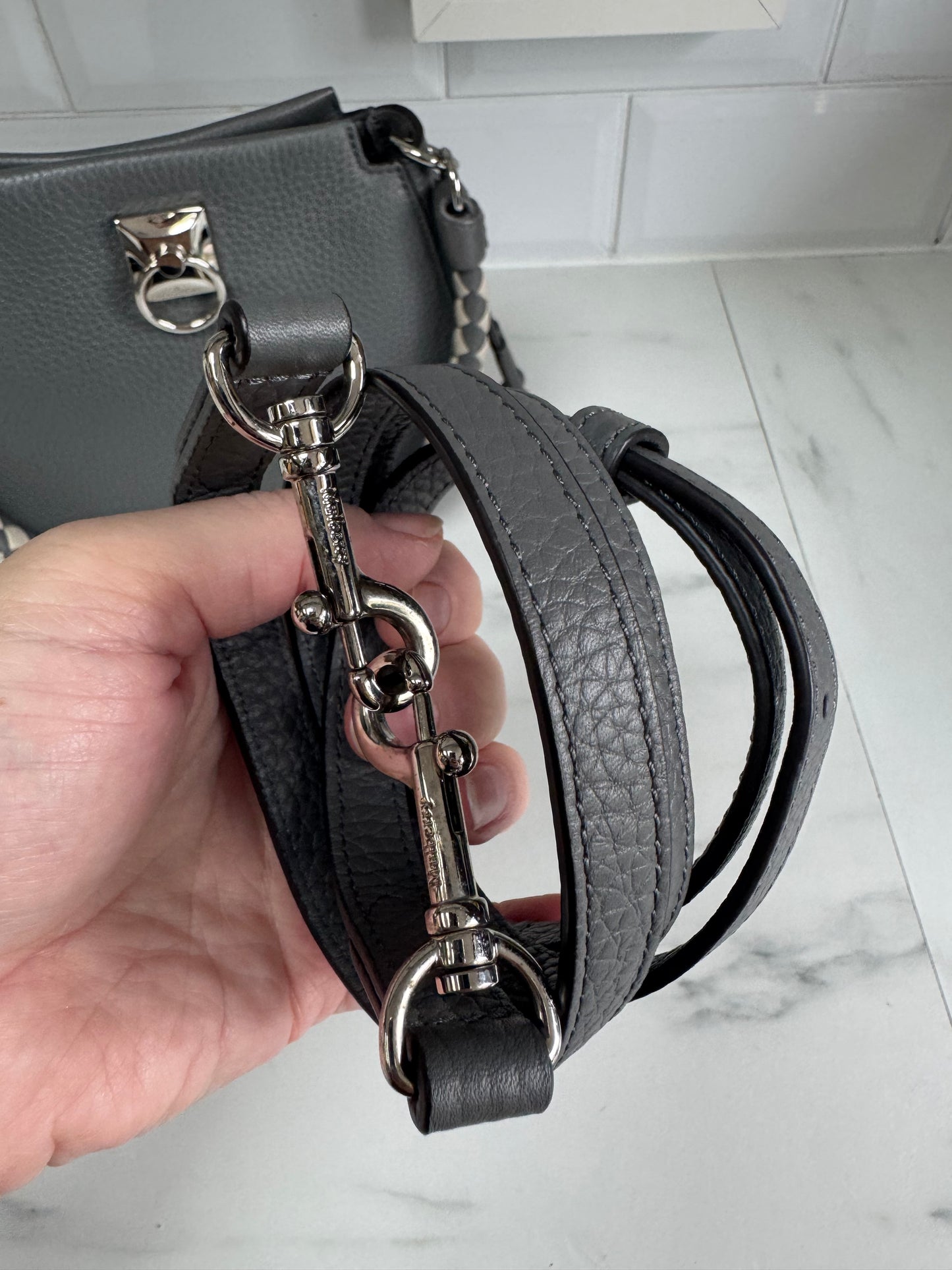 Mulberry Mini Iris Hobo - Charcoal