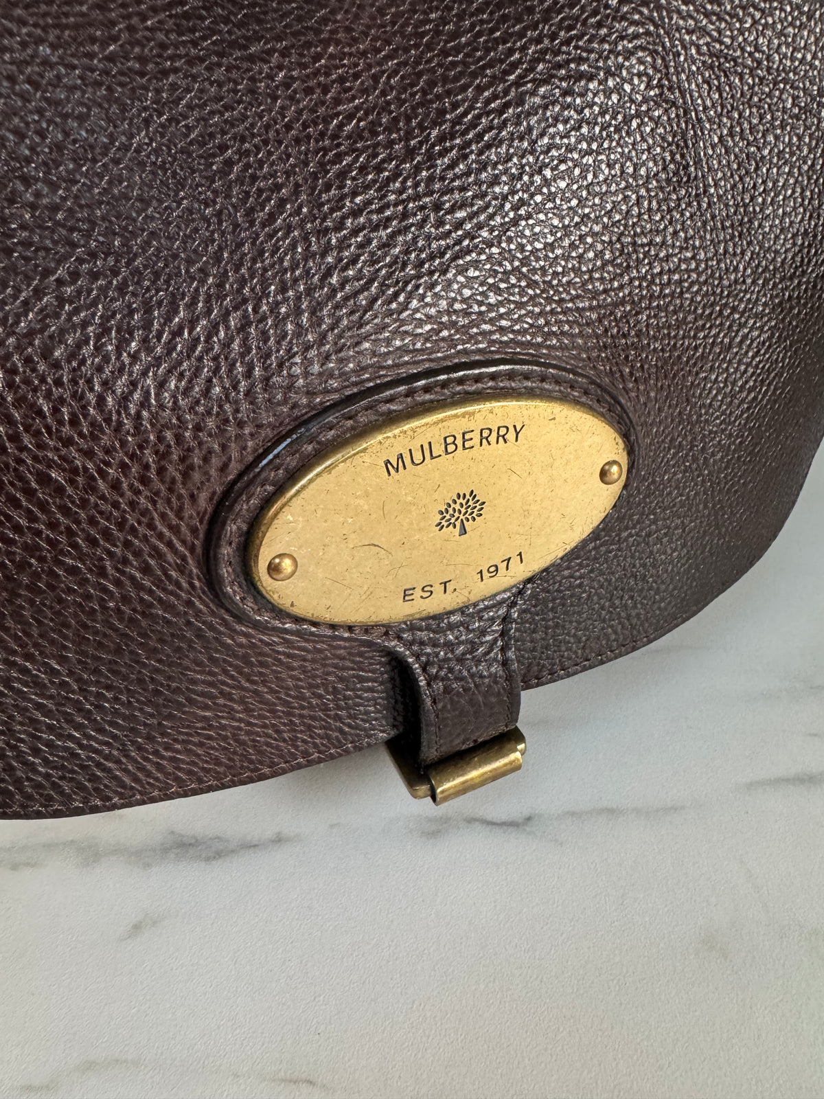 Mulberry Bonnie Satchel - Chocolate Brown