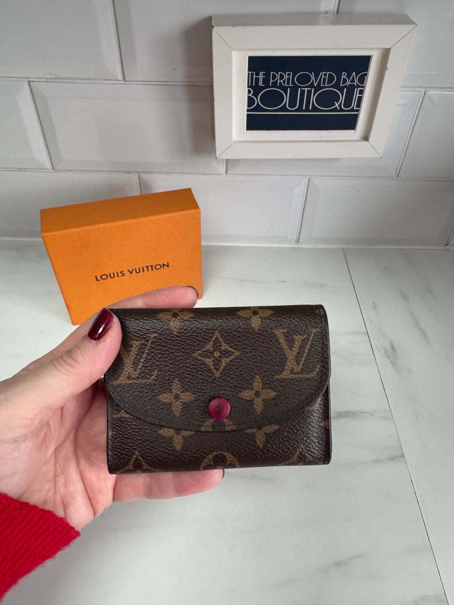Louis  Vuitton Rosalie Coin Purse - Monogram Brown and Pink