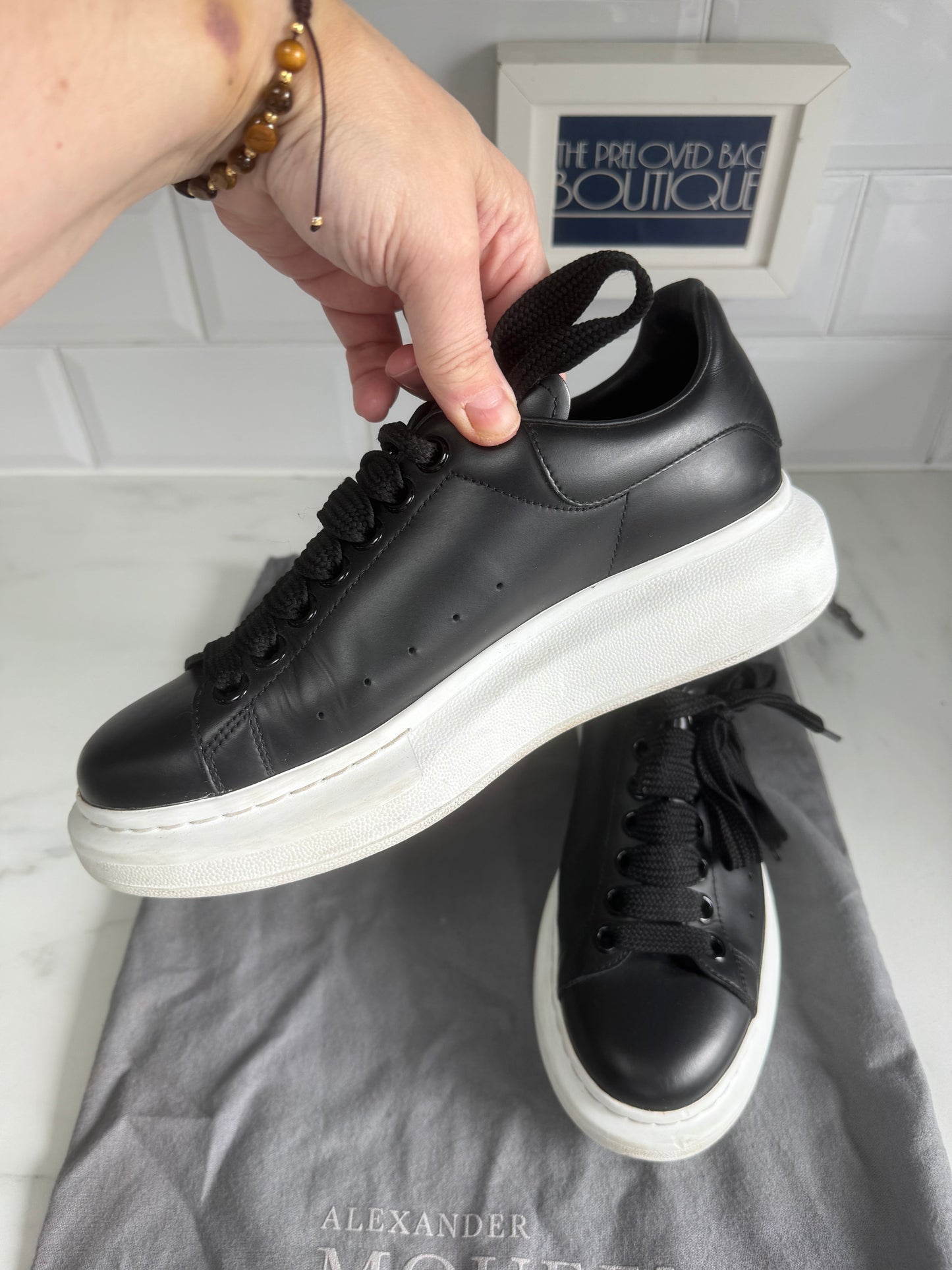 Alexander McQueen Sneakers - Black and White