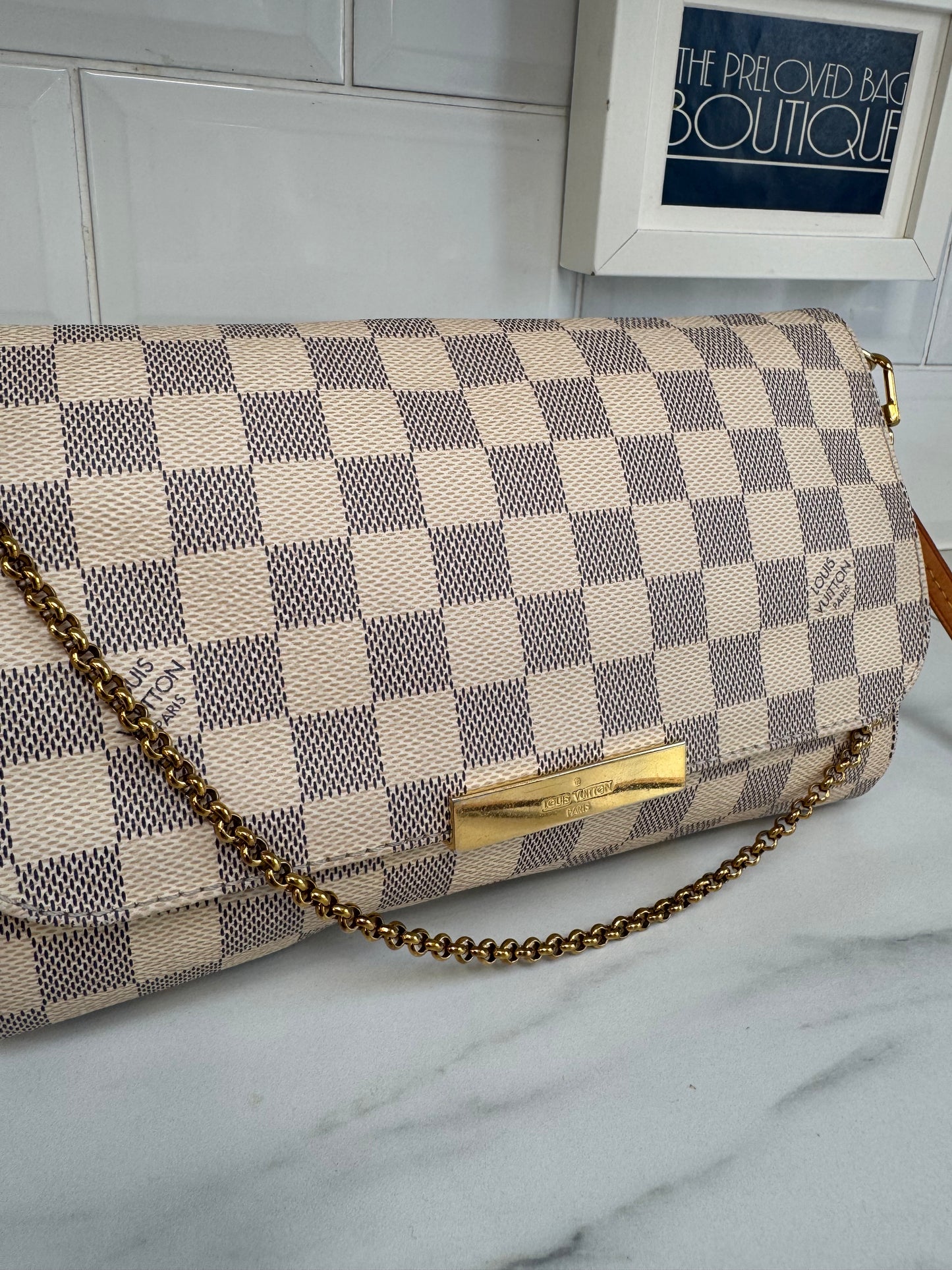 Louis Vuitton Favourite MM - Damier Azure Canvas