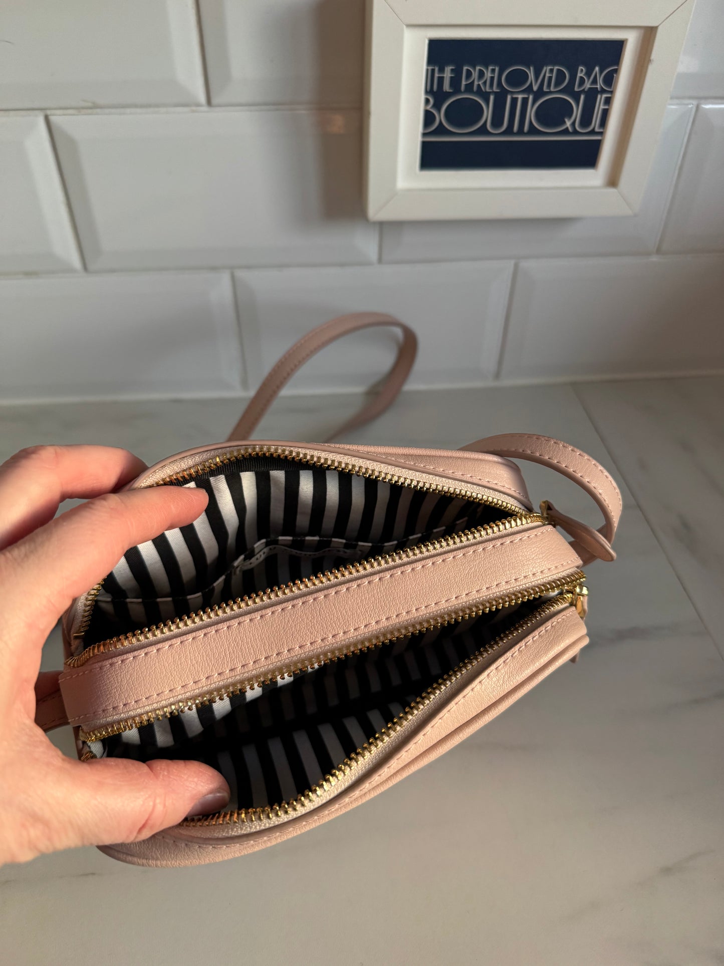 Lulu Guinness Cole Cross Body Bag - Pink