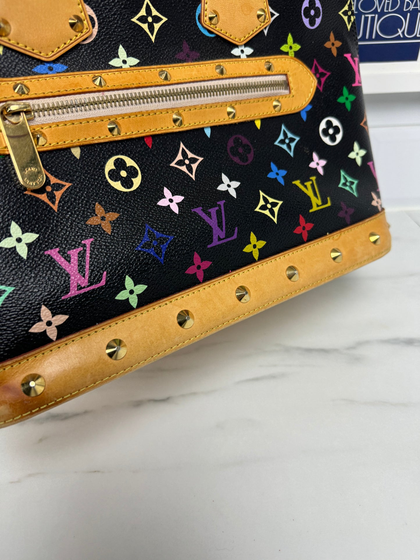 Louis Vuitton Noir Multicolore Alma PM