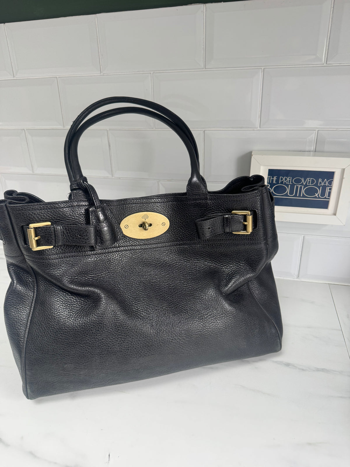 Mulberry Postmans Lock Open Top Tote - Black