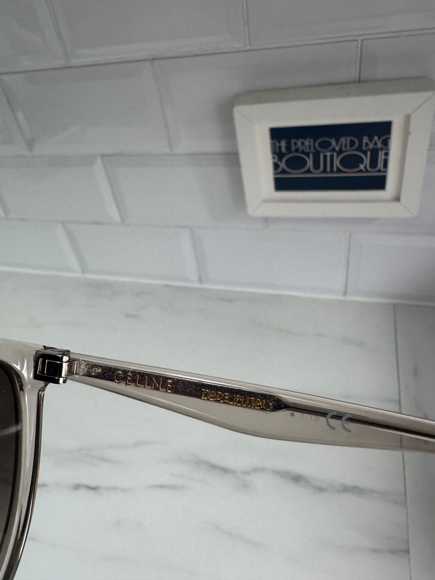 Celine Thin Shadow Sunglasses - Grey