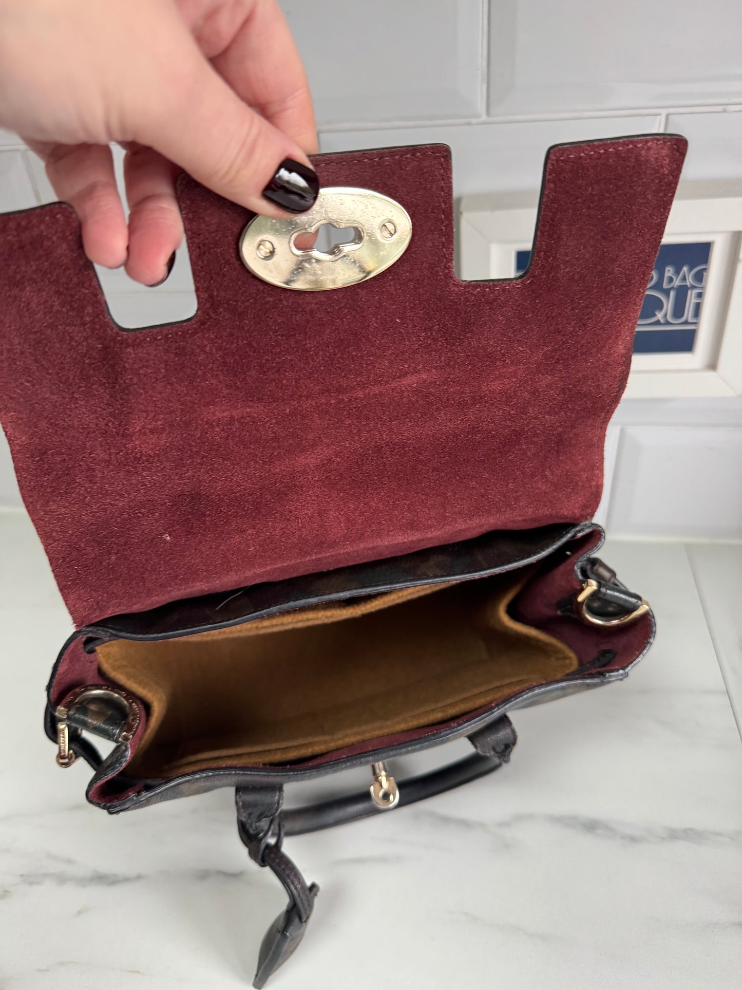 Mulberry Cara Delevigne Limited Edition Mini Backpack - khaki Green Camouflage