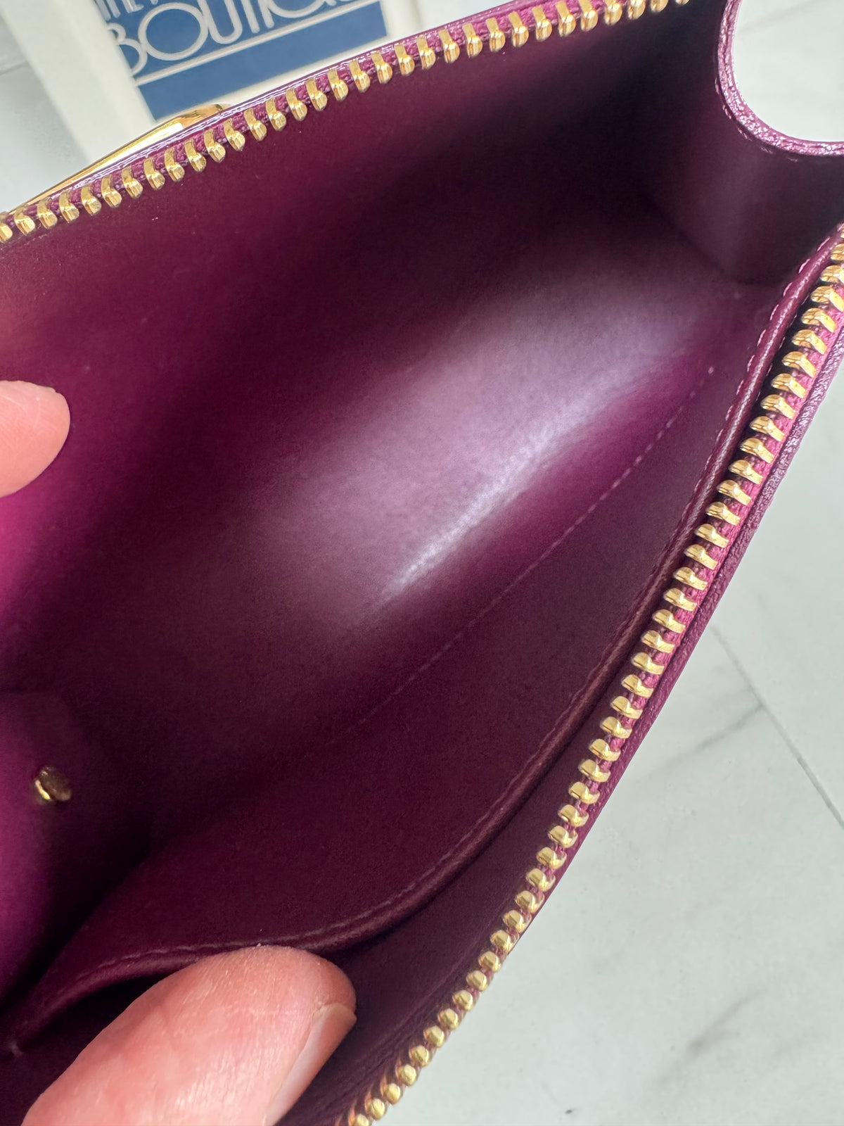 Louis Vuitton Zipped Cosmetic Pouch Trousse - Violette Vernis