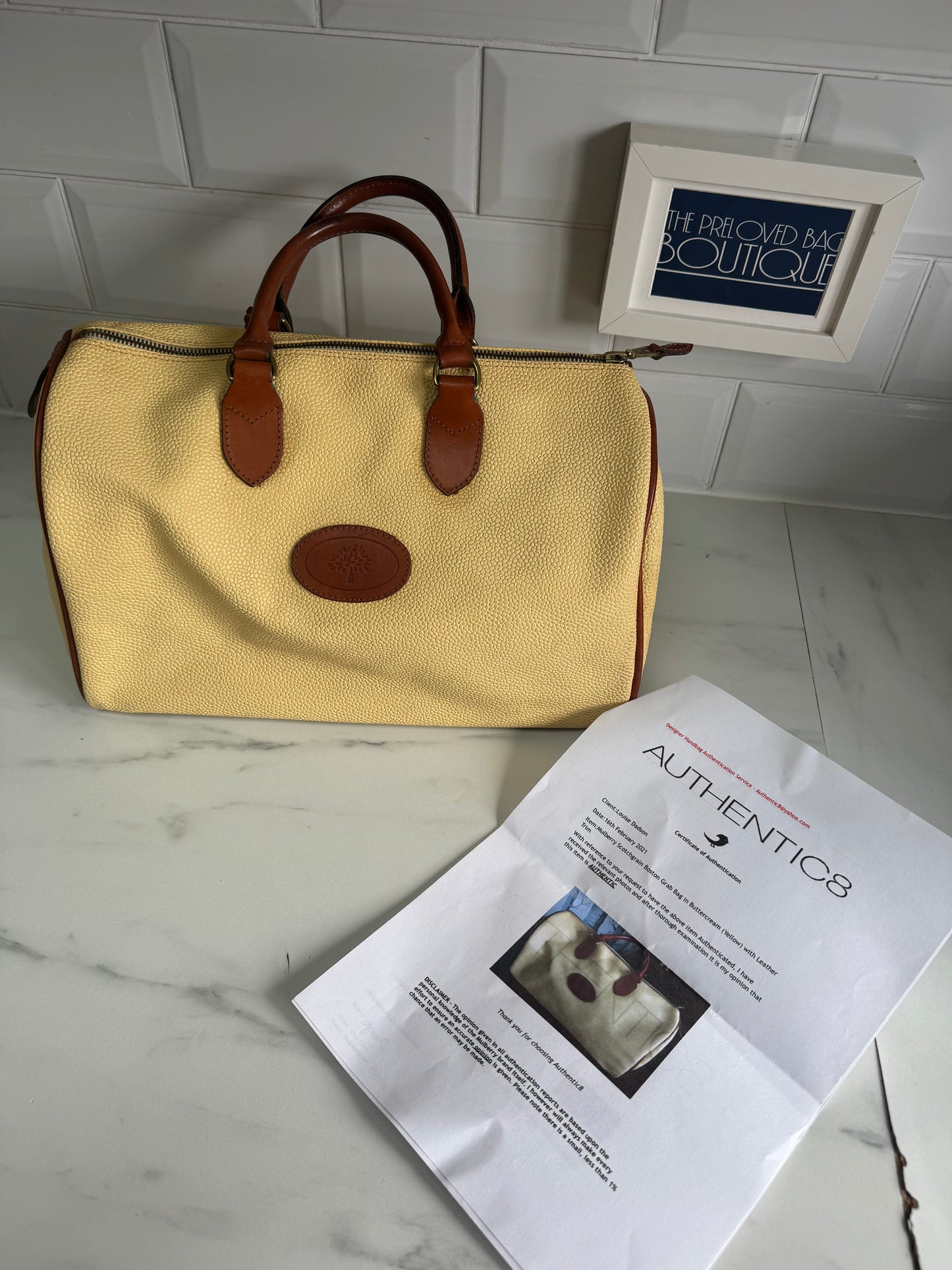 Mulberry Vintage Boston - Buttermilk