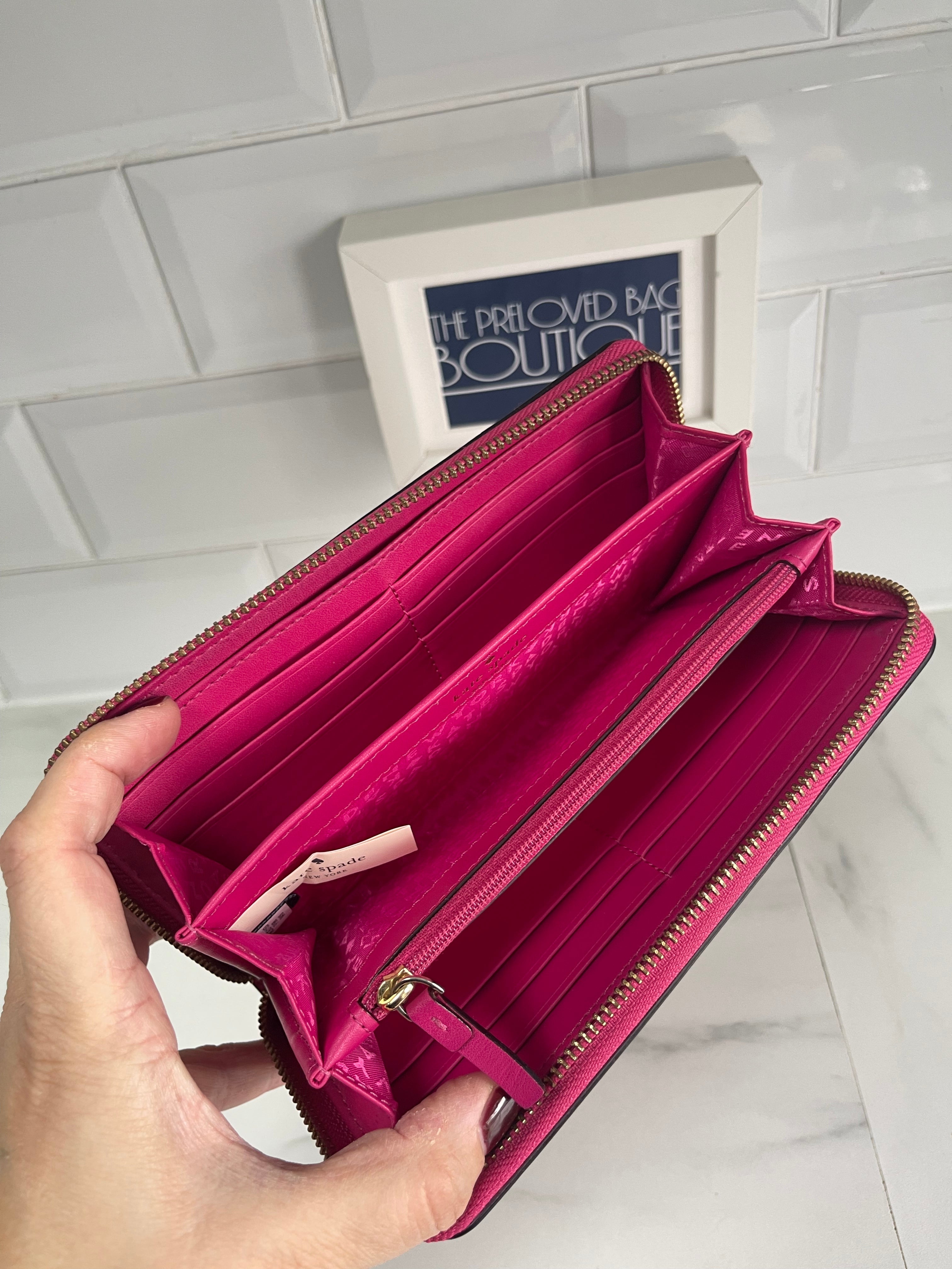 Kate Spade Long Zip Around wallet Pink