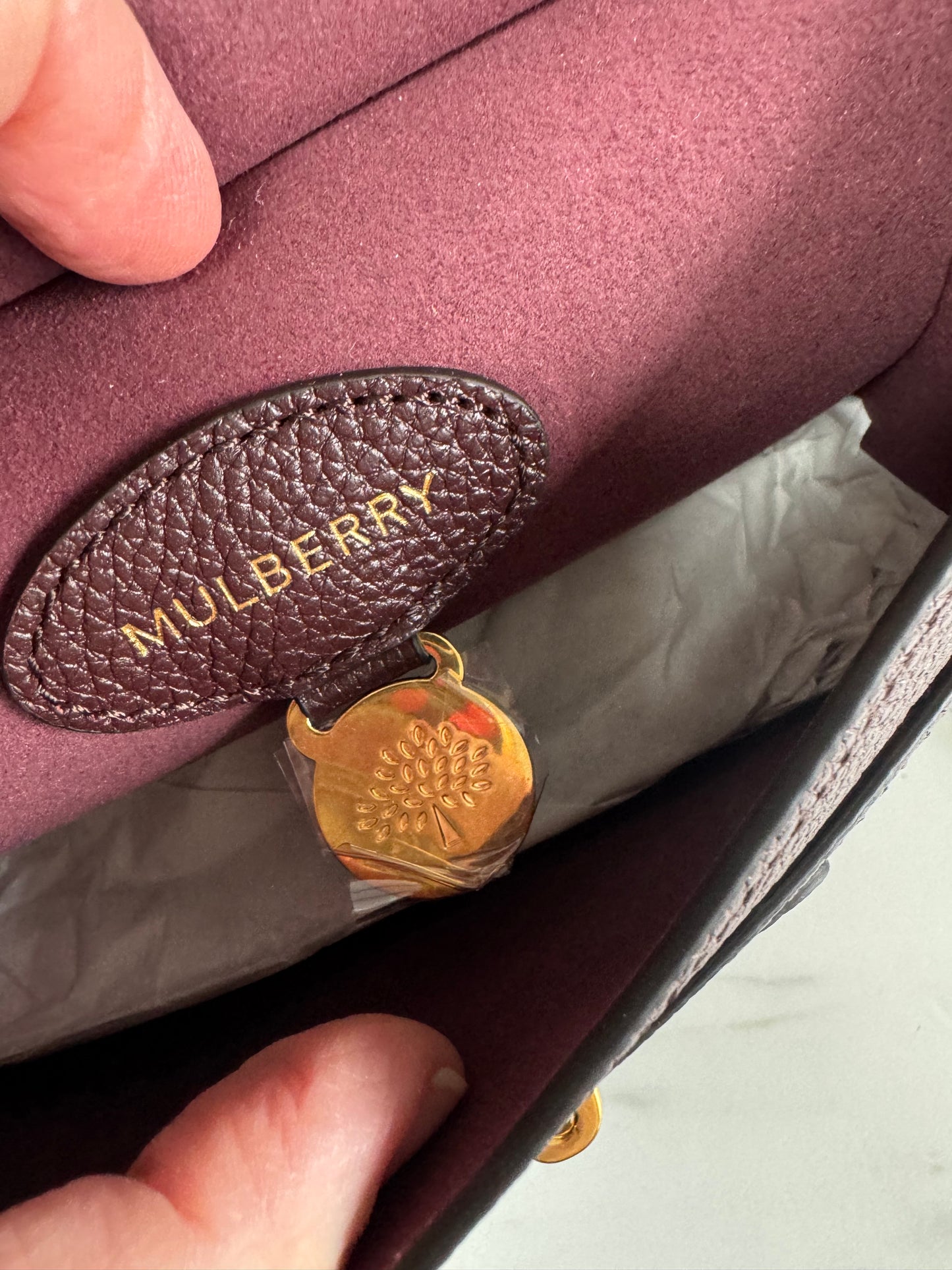 Mulberry Small Antony - Oxblood