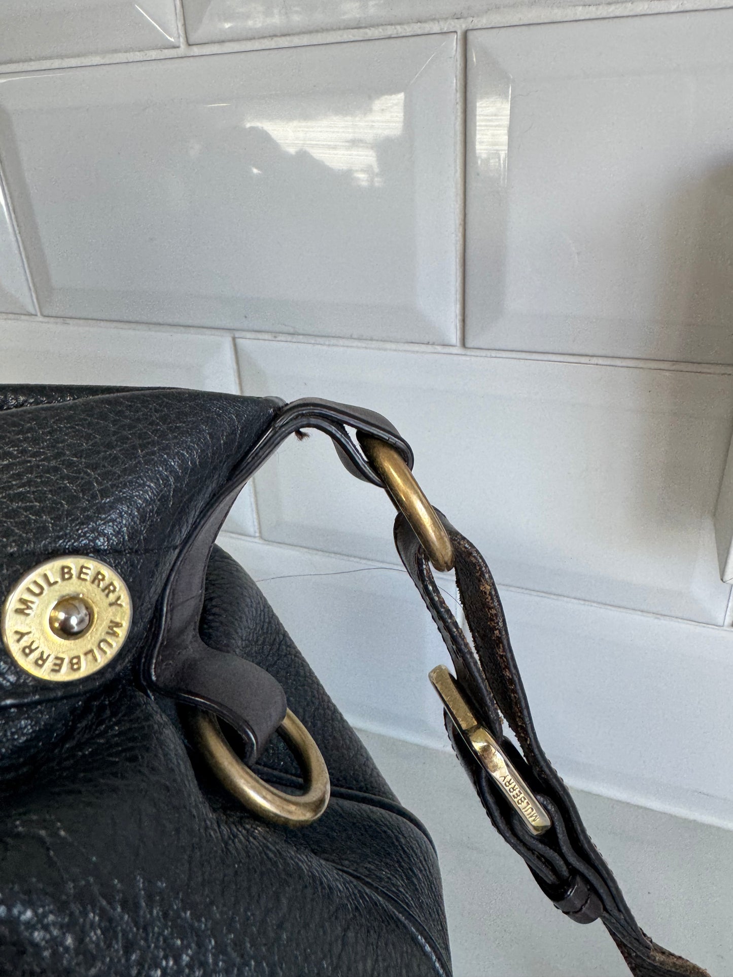 Mulberry Mitzy Messenger (2) - Black