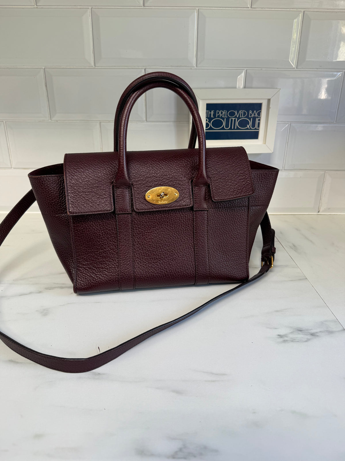 Mulberry Small Bayswater - Oxblood