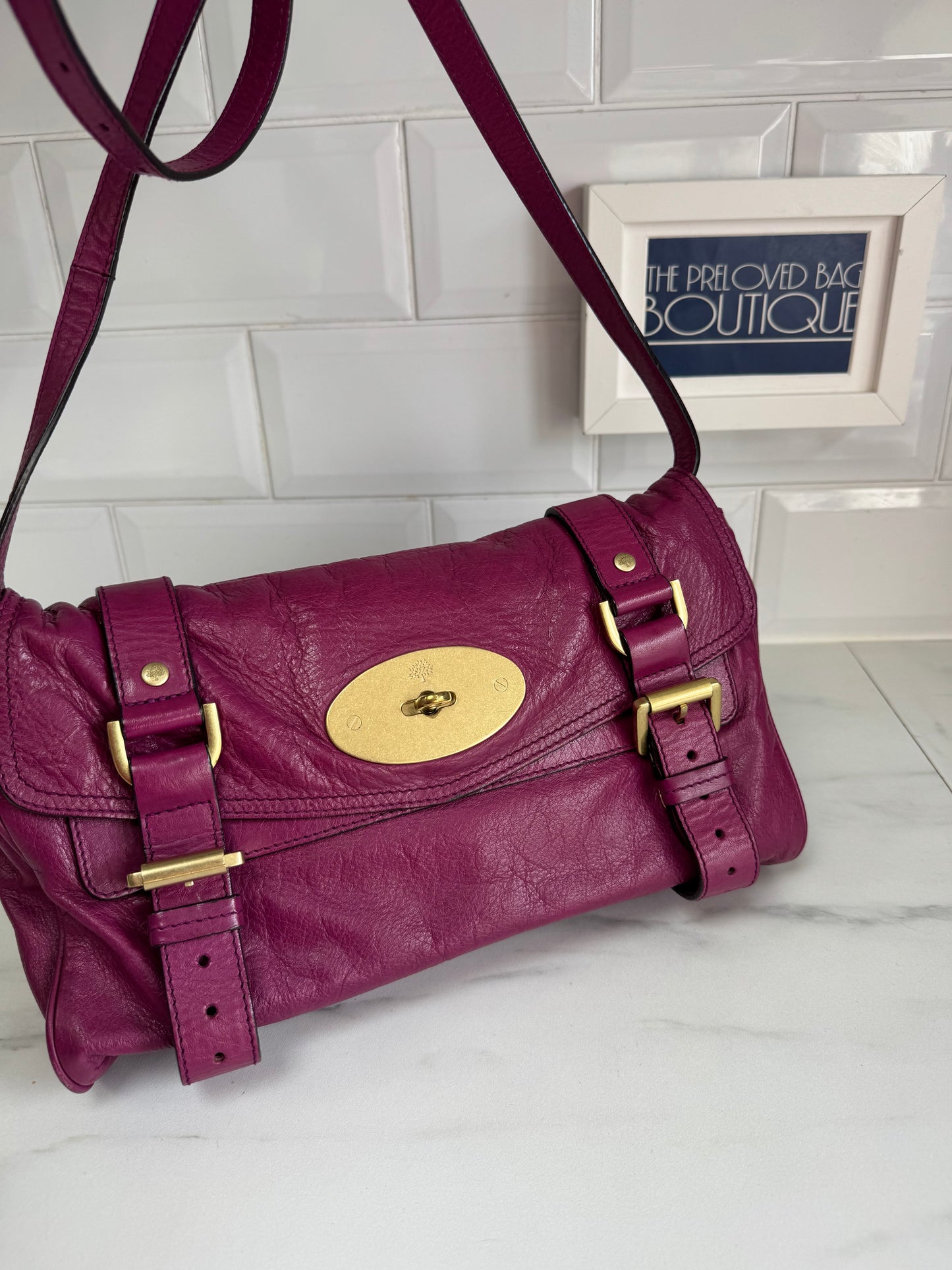 Mulberry Alexa Clutch - Plum